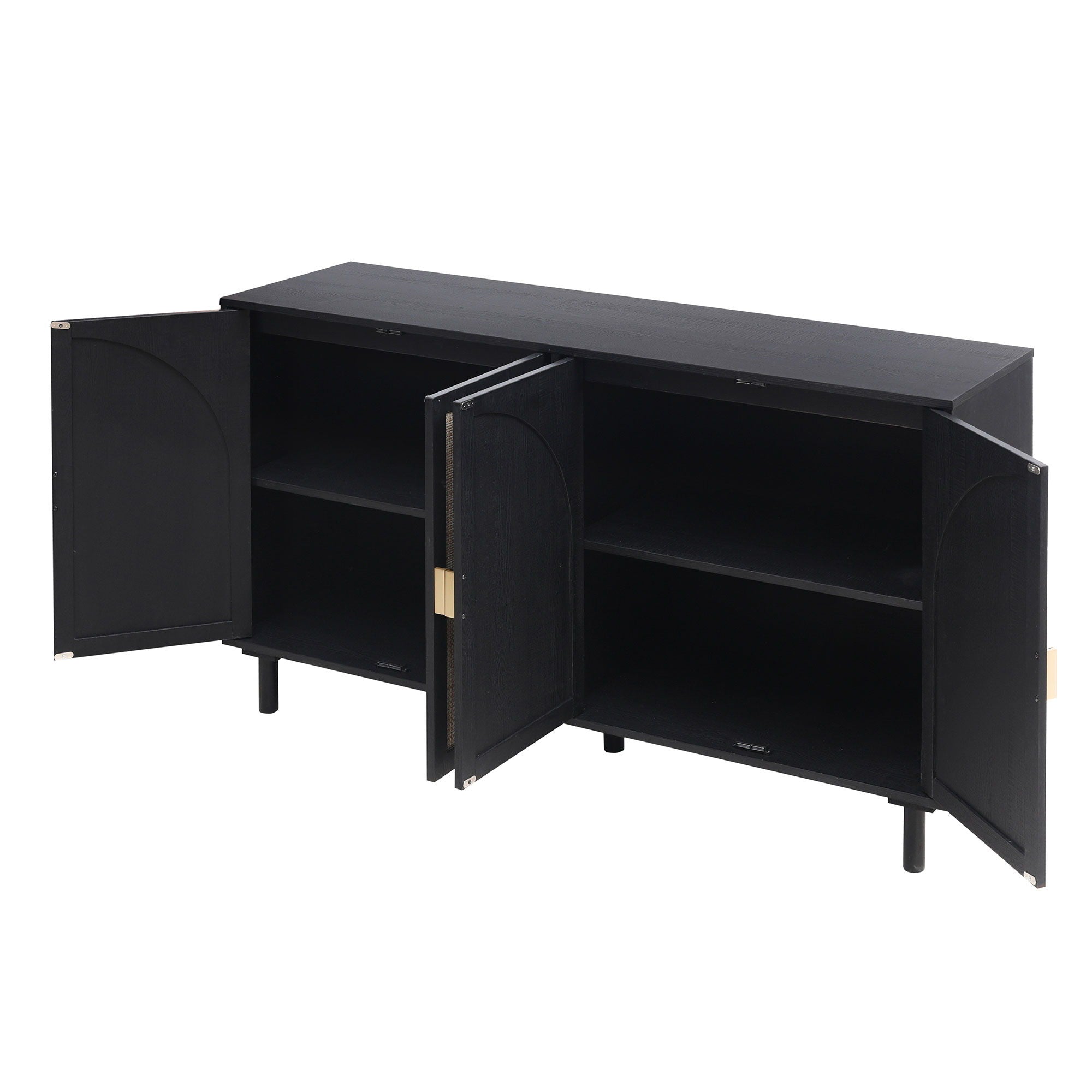 4 Door Cabinet, Customizable Storage System