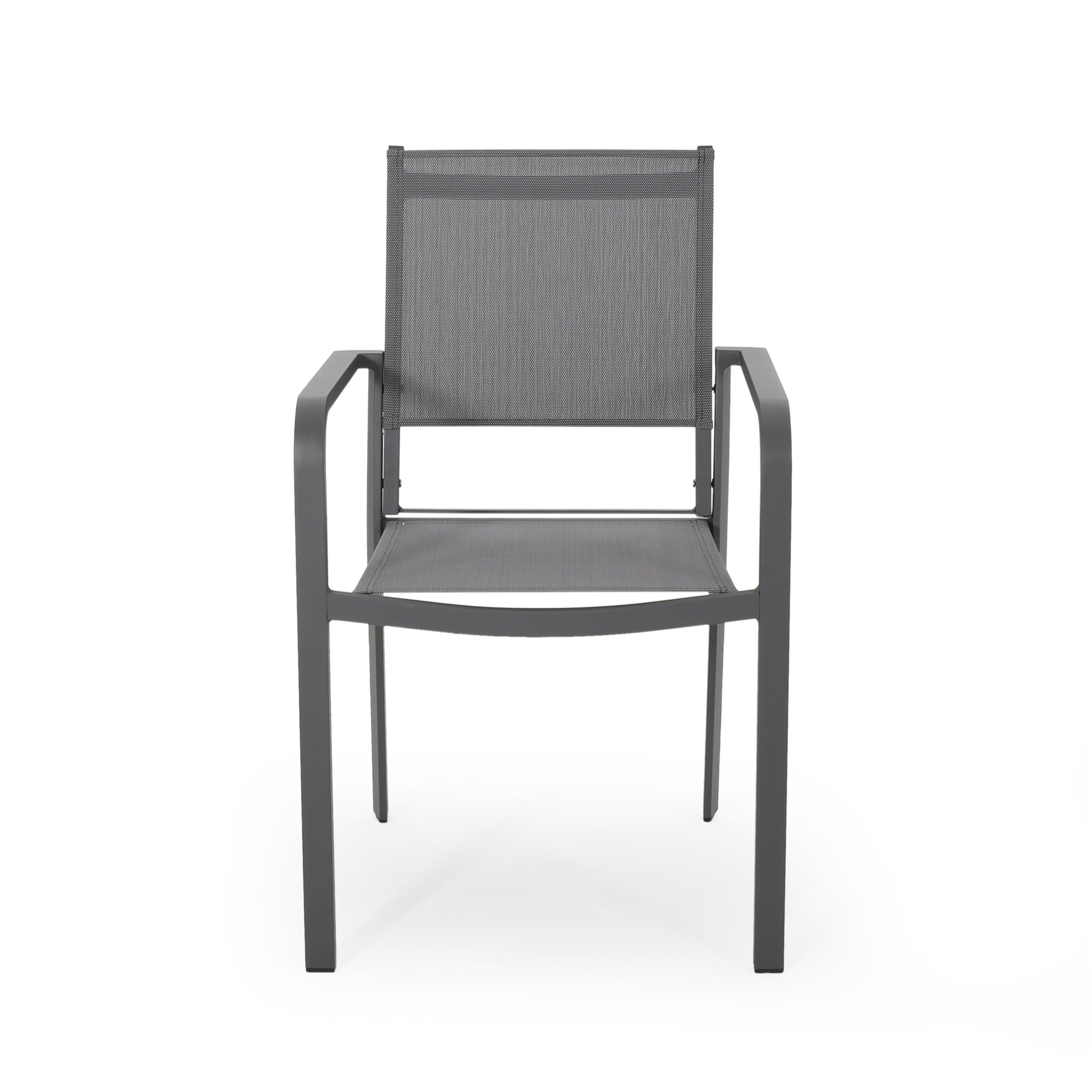 Waterfal - Outdoor Aluminum Dining Chair With Mesh Seat (Set of 2)