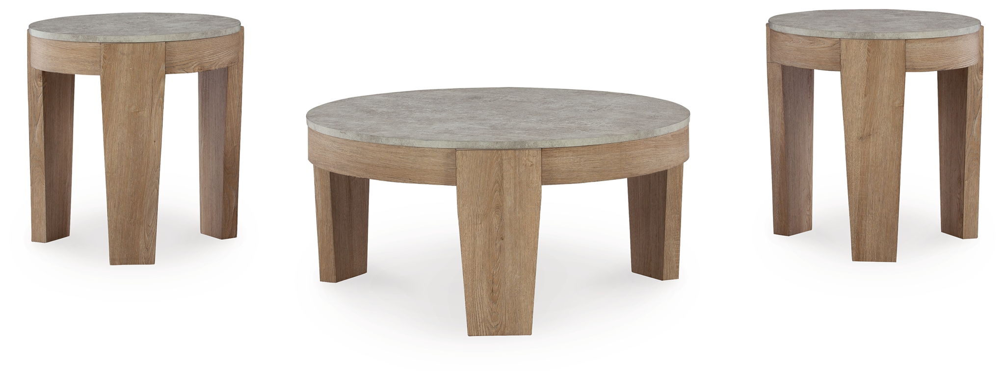 Guystone - Occasional Table Set (Set of 3) - Light Brown