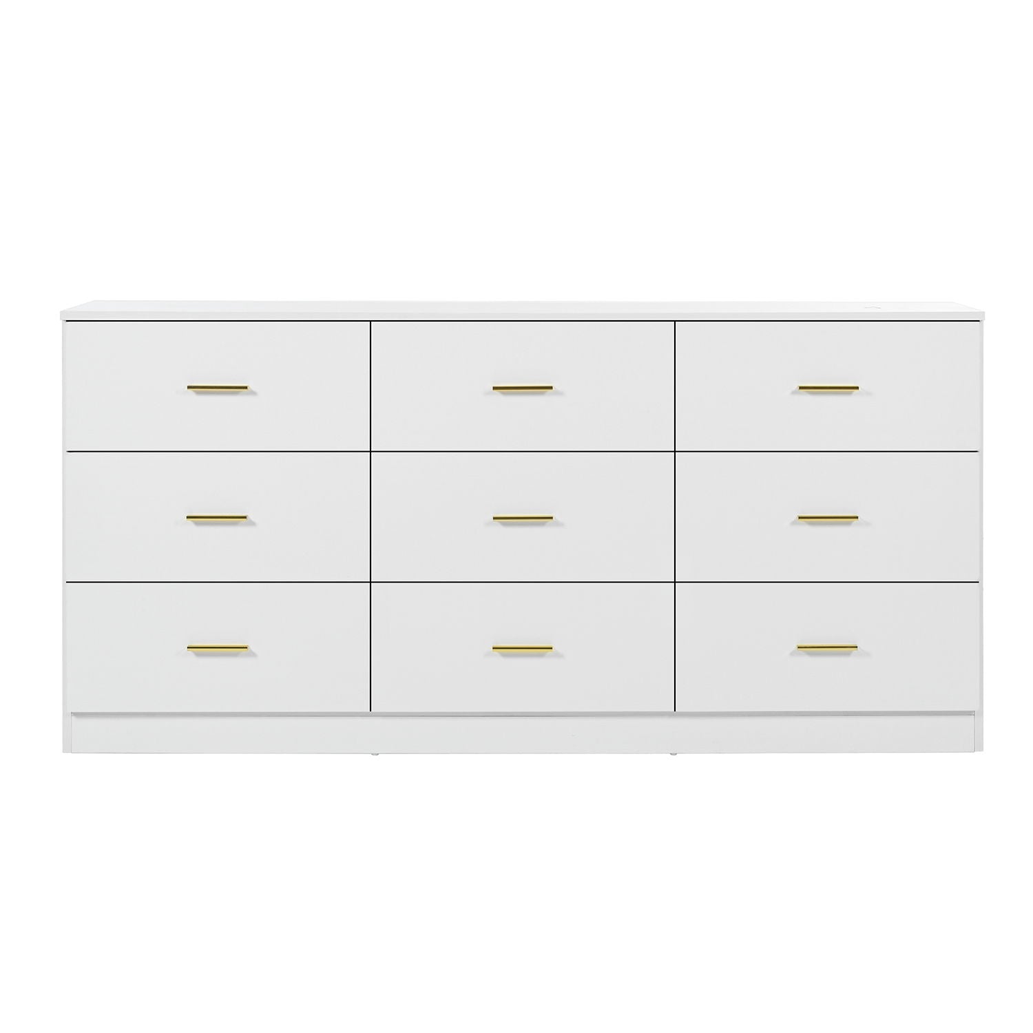 9 Drawer Dresser, Ample Storage For Bedroom