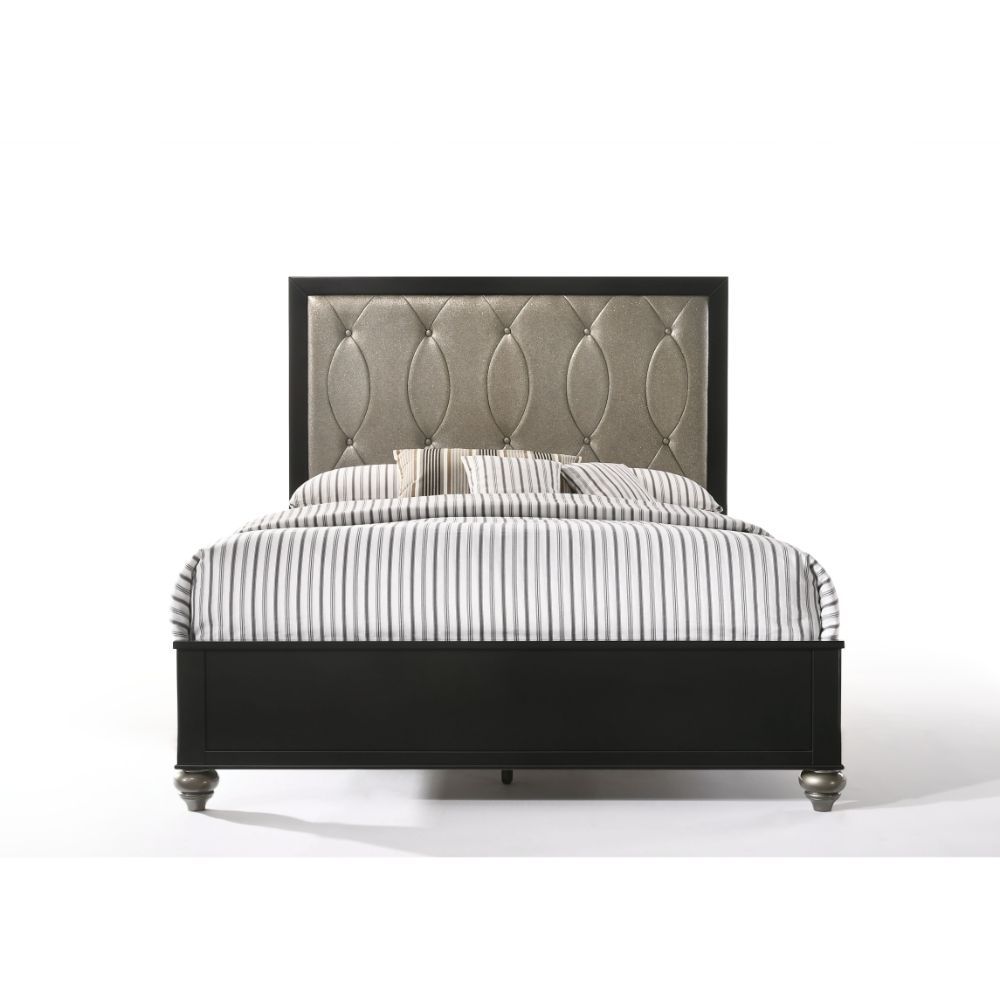 ACME Ulrik - Eastern King Bed - Copper & Black | Meri Furniture