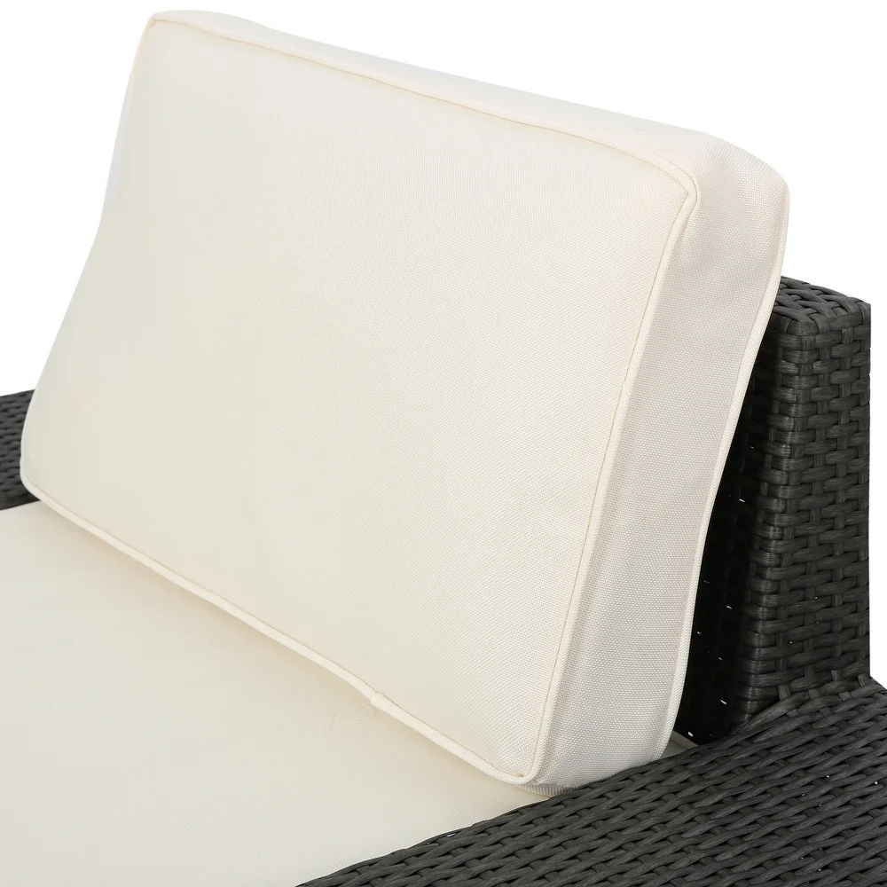 Santa Cruz - Outdoor 8 Piece Sectional Set - Dark Brown