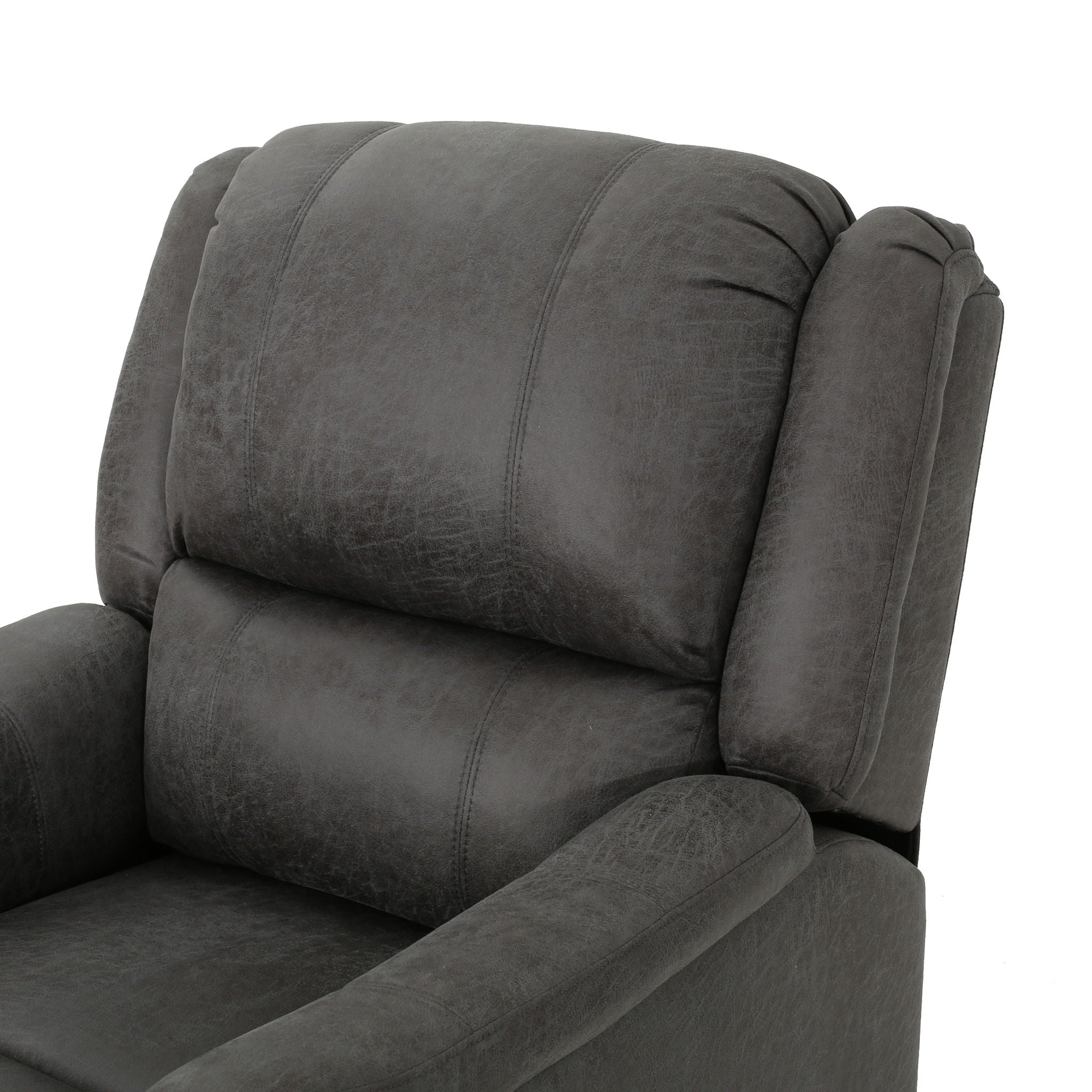 Contemporary Glider Recliner With Swivel Function