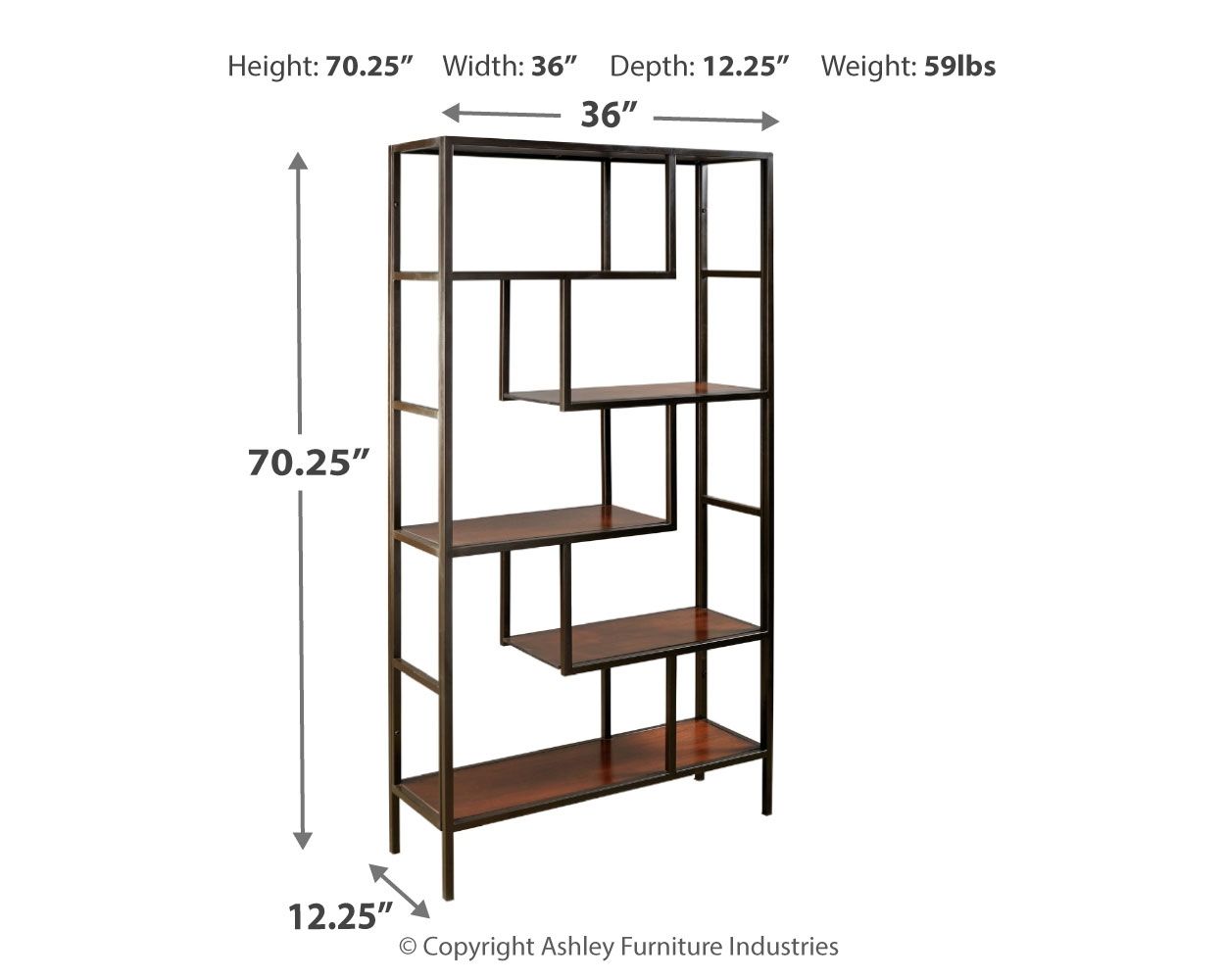 Ashley Furniture Frankwell - Bookcase | Meri Furniture