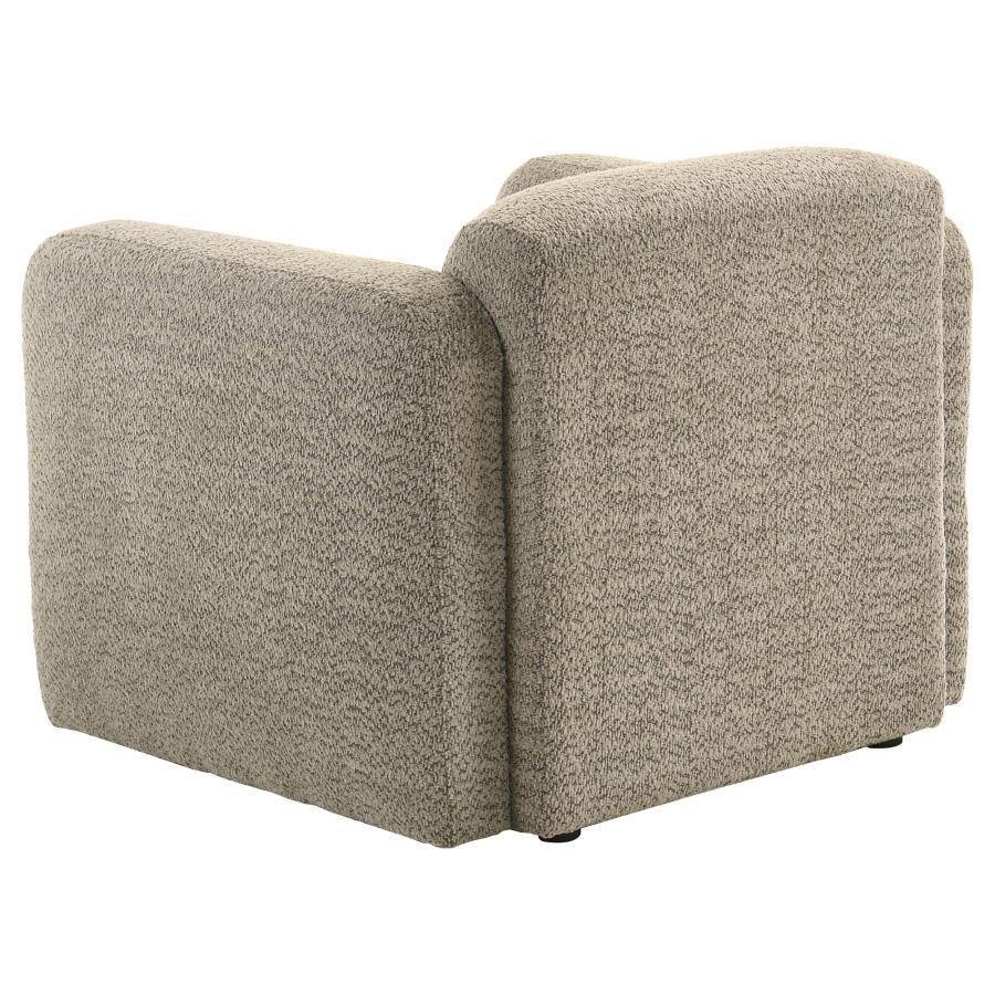 Dorset - Fabric Upholstered Round Track Arm Accent Chair