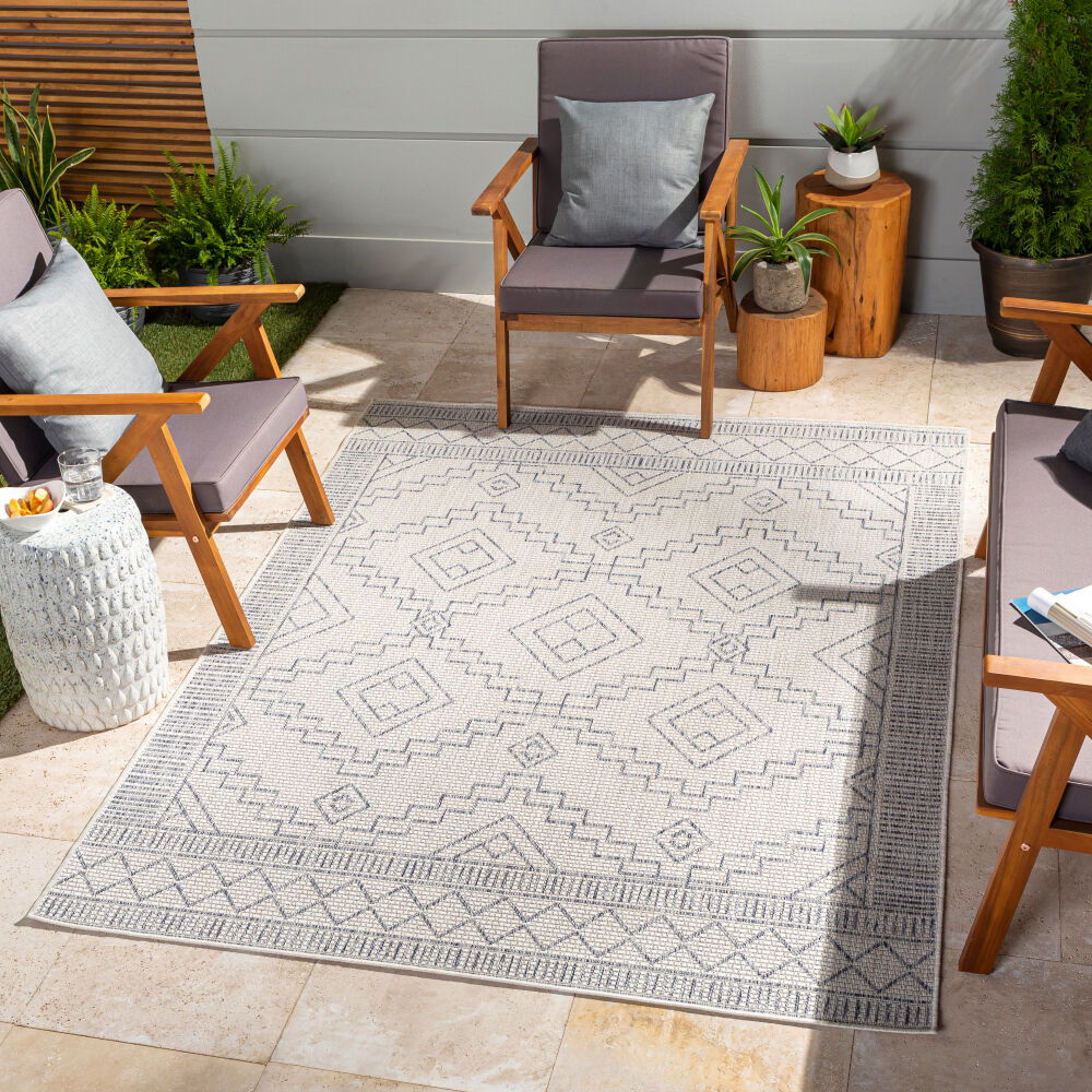 Tuareg Machine Woven Rug