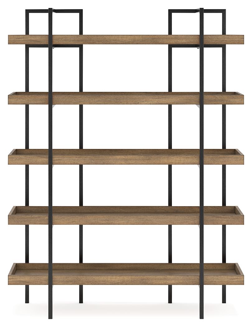Signature Design by Ashley® Montia - Light Brown - Bookcase | Meri Furniture
