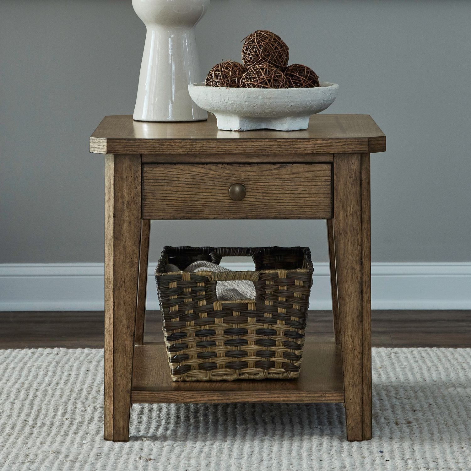 Carolina Park - End Table - Brown