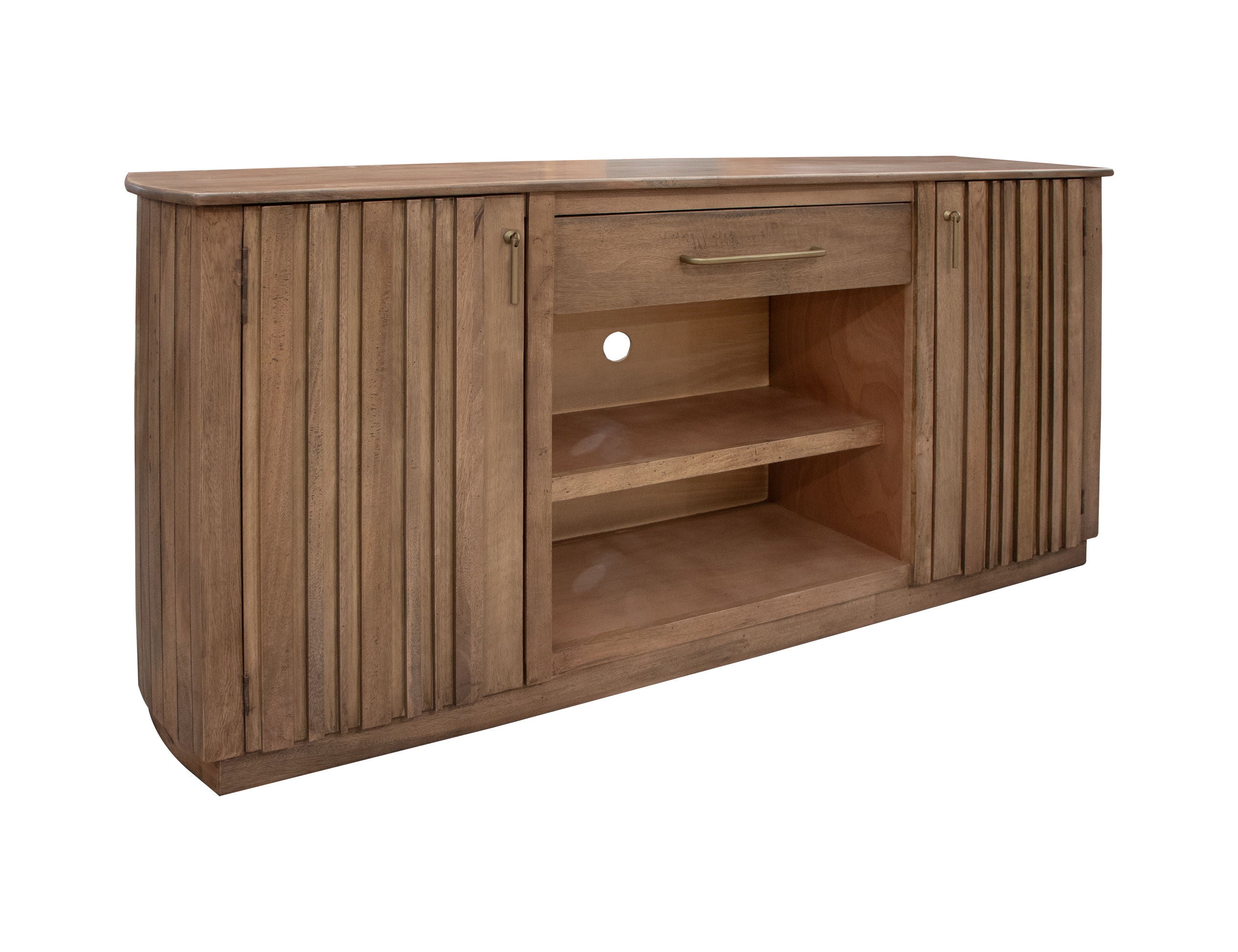 International Furniture Direct Mezquite - TV Stand - Mezquite Brown | Meri Furniture