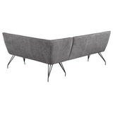 Dodson - Fabric Upholstered L-Shaped Nook Dining Bench