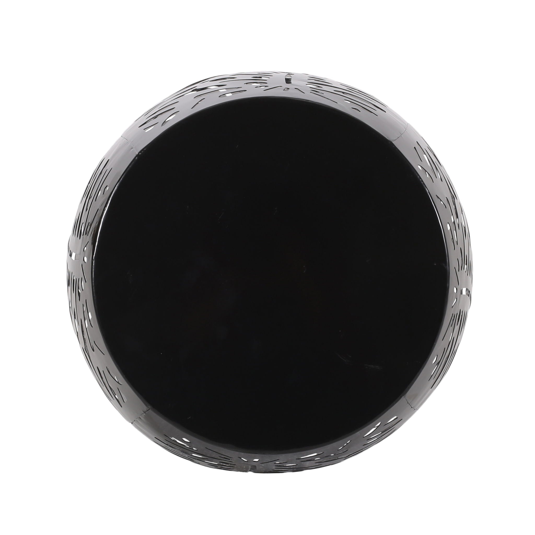 Modern Design Metal End Table, Large