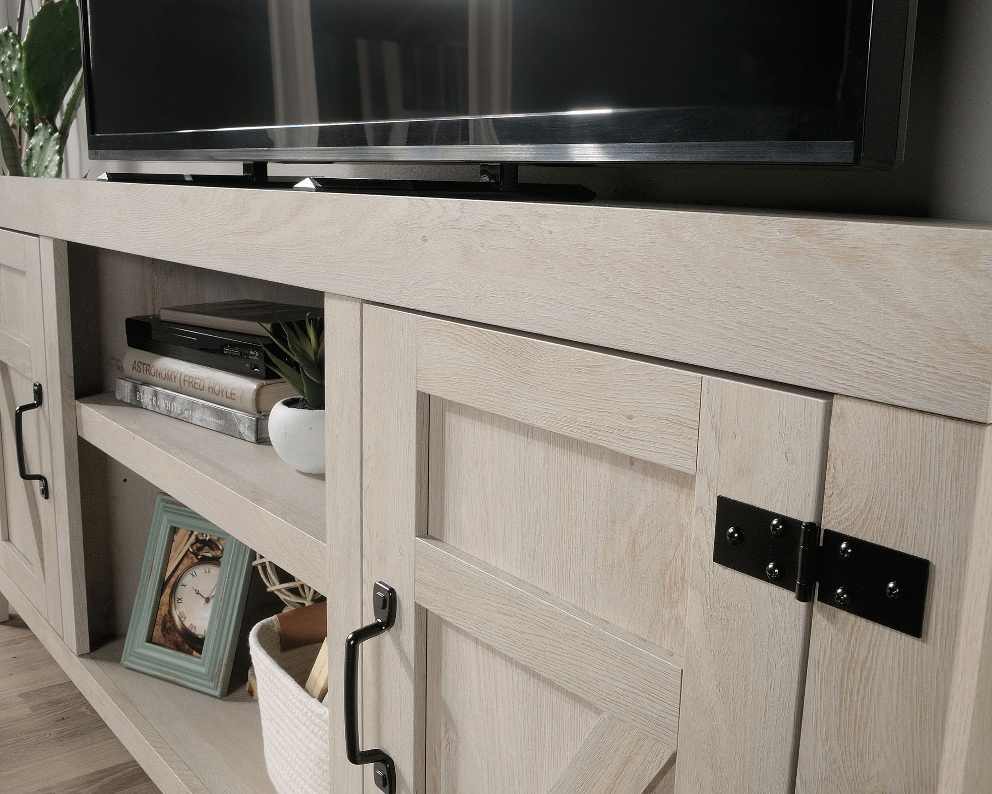Chalked Chestnut Farmhouse TV Credenza