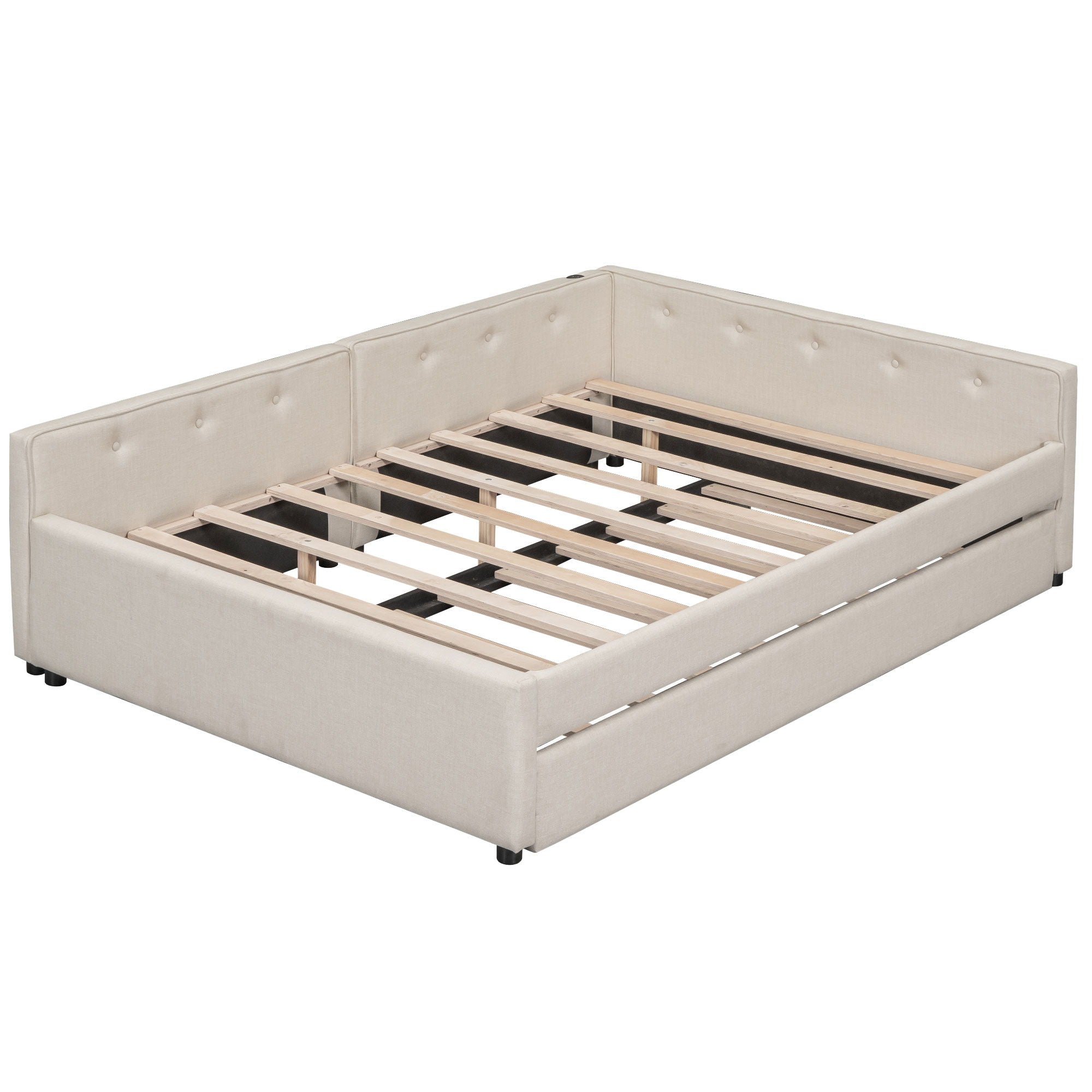 Platform Bed With USB Ports