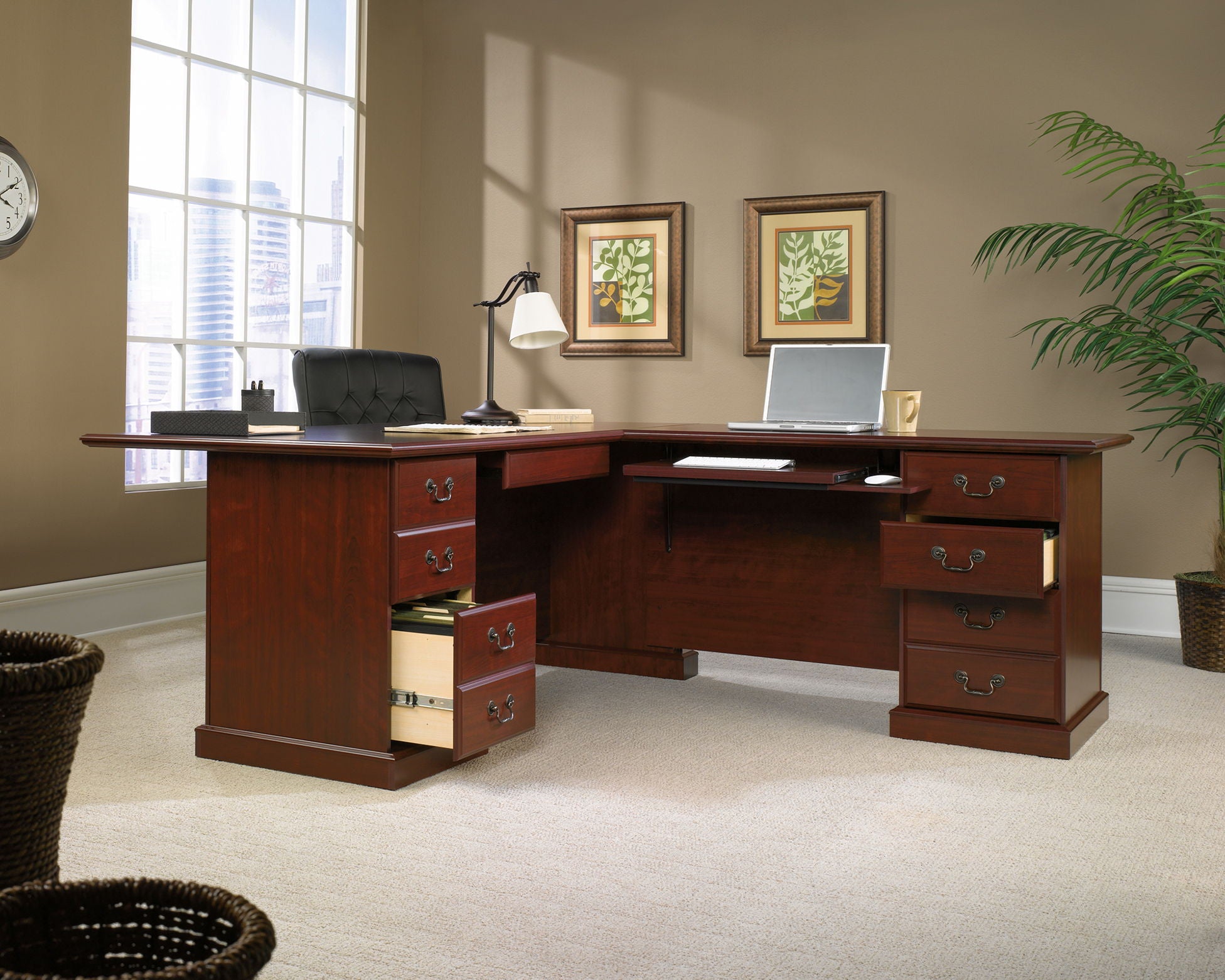 Heritage Hill Executive Desk Classic Cherry