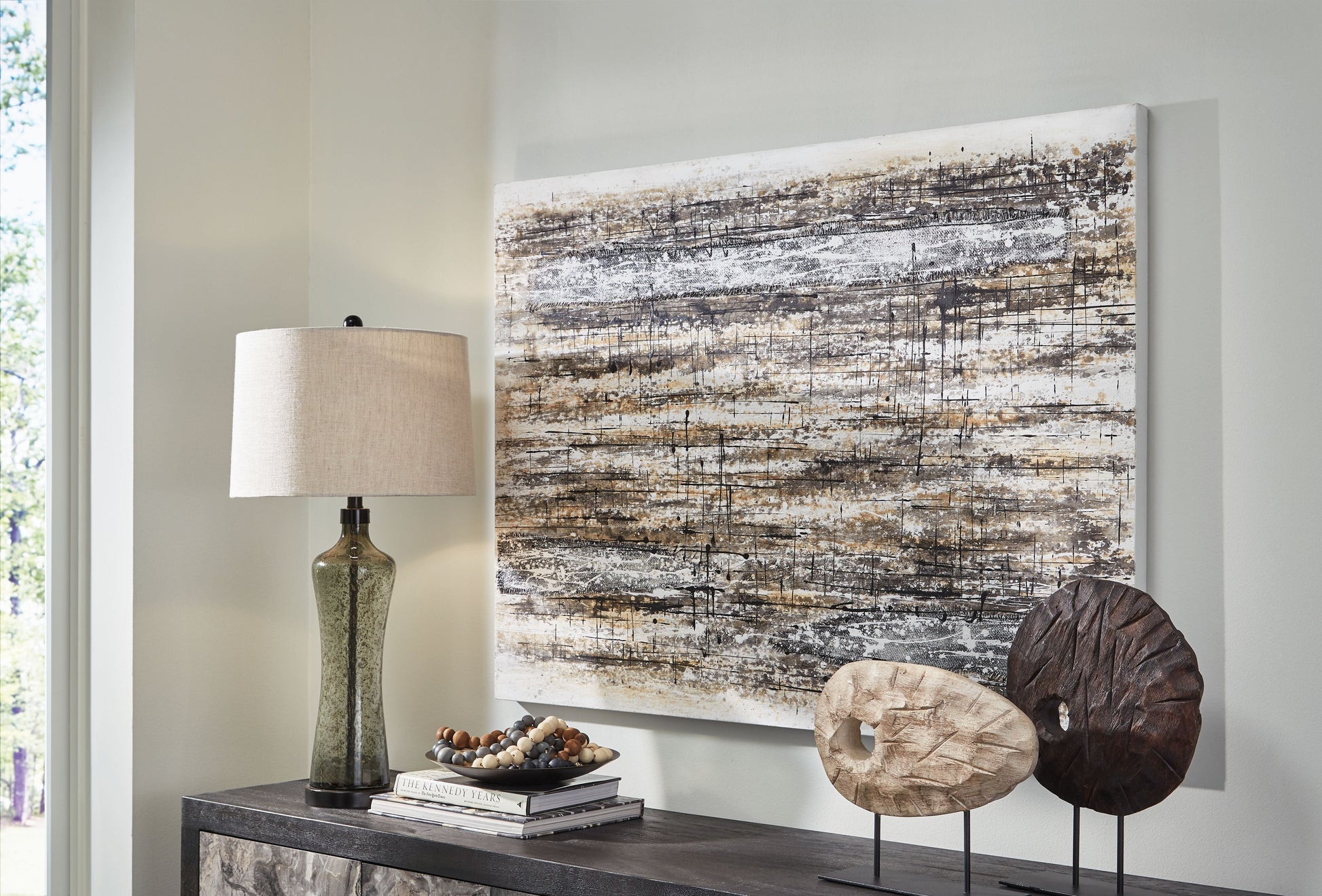 Signature Design by Ashley® Grateville - Gray / Brown - Wall Art | Meri Furniture