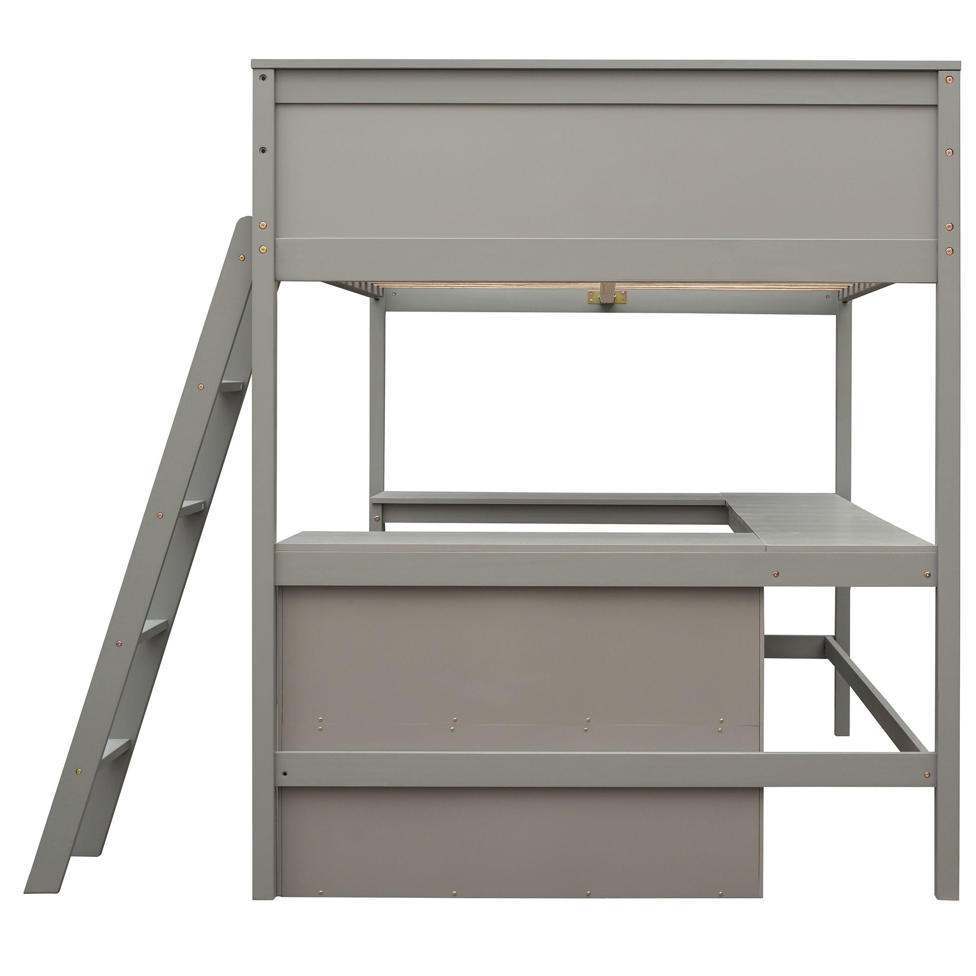 Loft Bed With Shelves With Desk