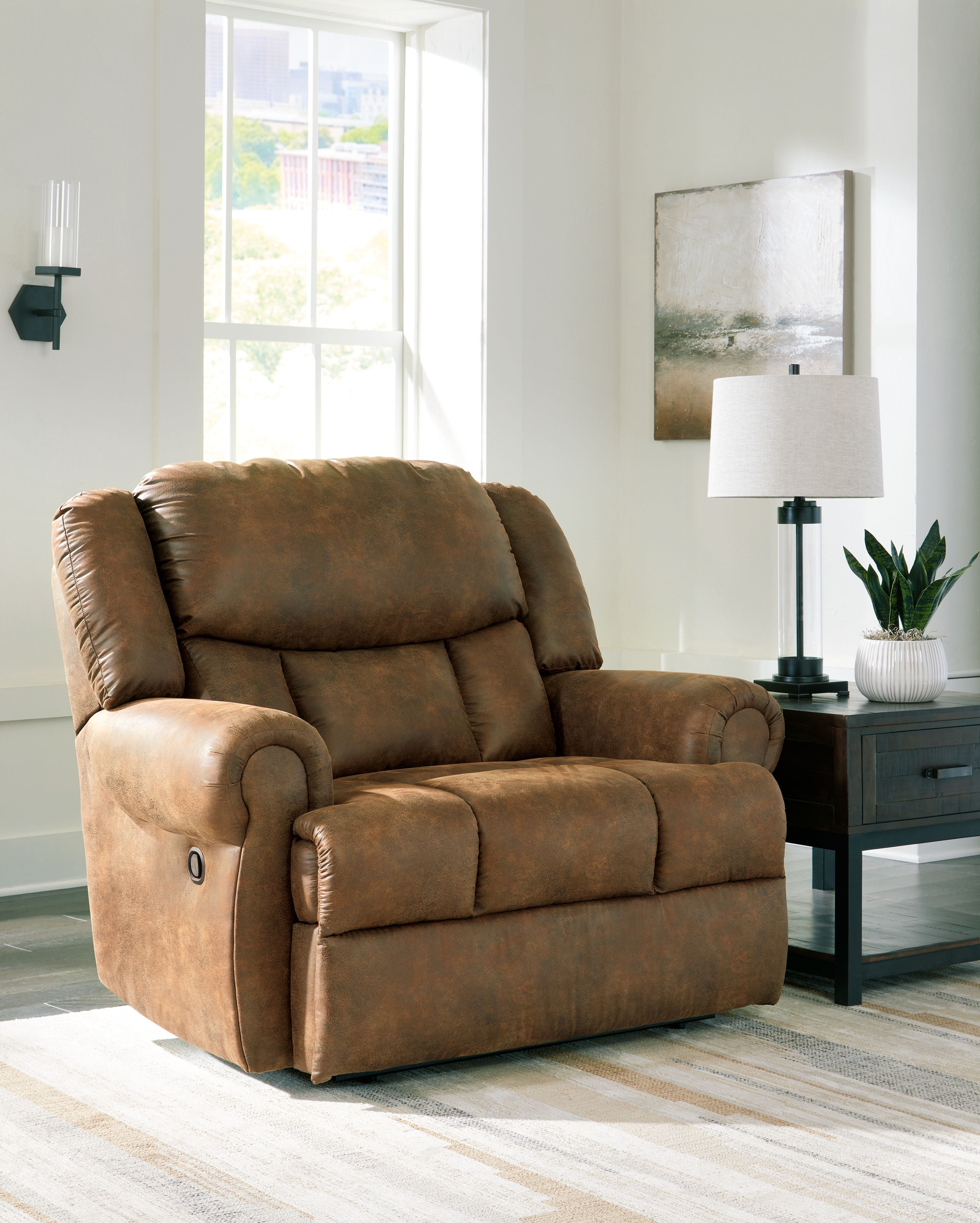 Signature Design by Ashley® Boothbay - Wide Seat Recliner | Meri Furniture