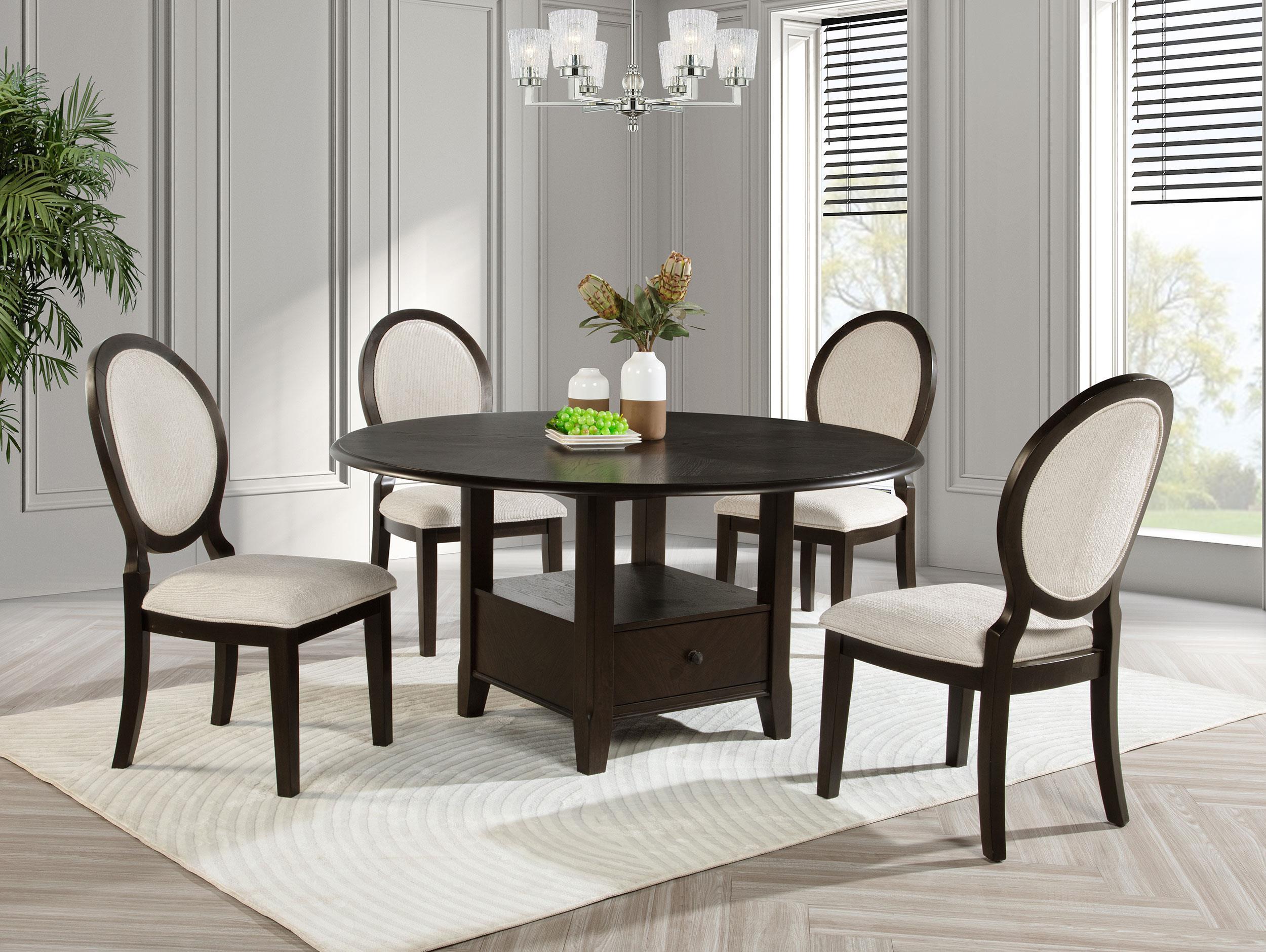 Coaster Fine Furniture Twyla - Round Dining Set | Meri Furniture