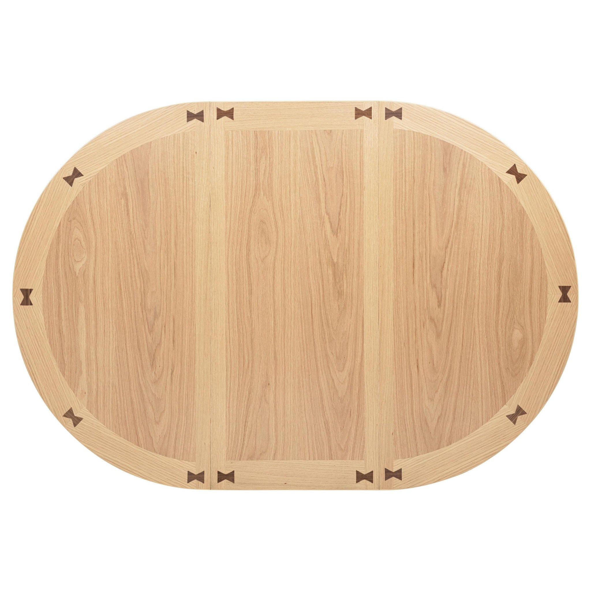 Lavon Oval 60-inch Wood Extension Leaf Dining Table Light Oak