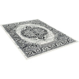 Serang - Area Rug - Gray / Black Fabric