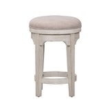 Farmhouse Reimagined - Console Swivel Stool - White