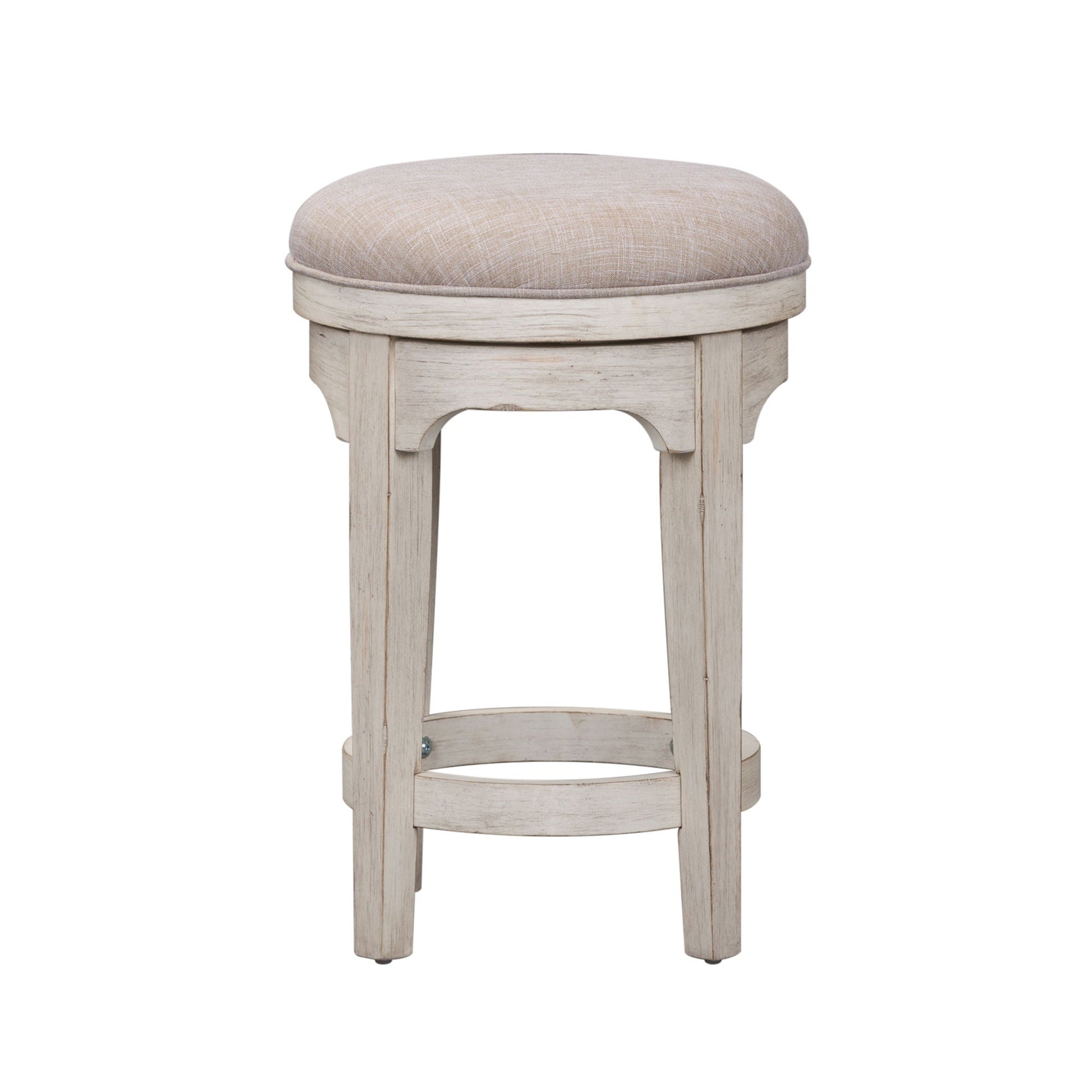 Liberty Furniture Farmhouse Reimagined - Console Swivel Stool - White | Meri Furniture