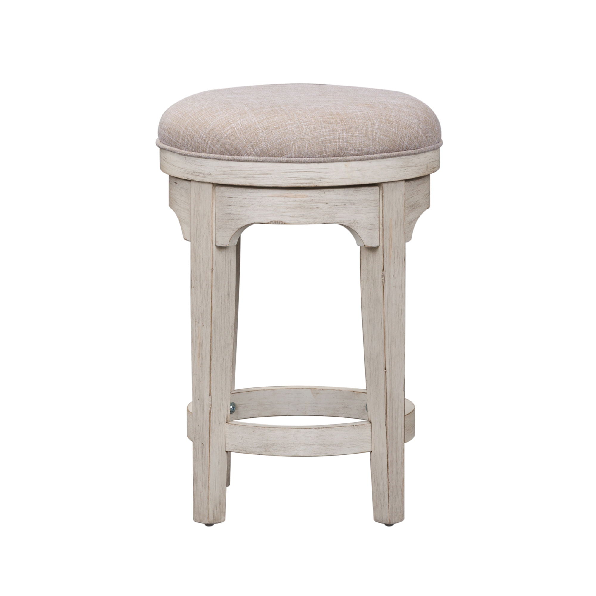 Liberty Furniture Farmhouse Reimagined - Console Swivel Stool - White | Meri Furniture