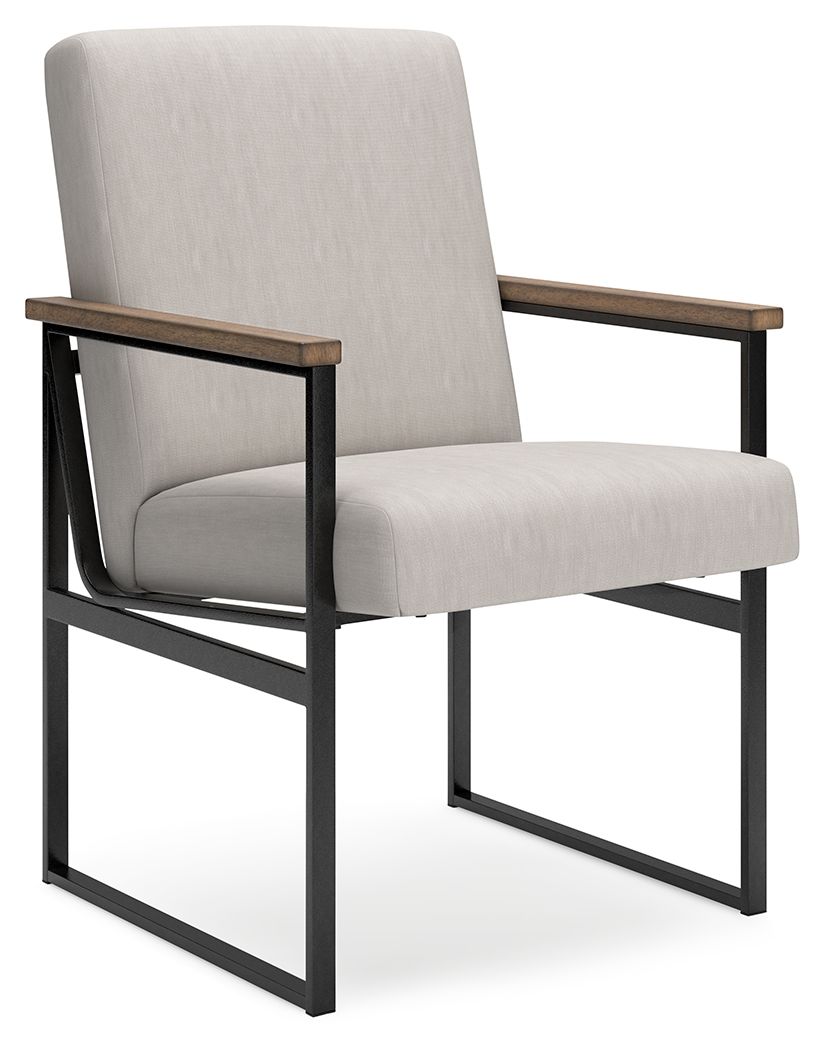 Signature Design by Ashley® Montia - Light Brown - Home Office Desk Chair | Meri Furniture