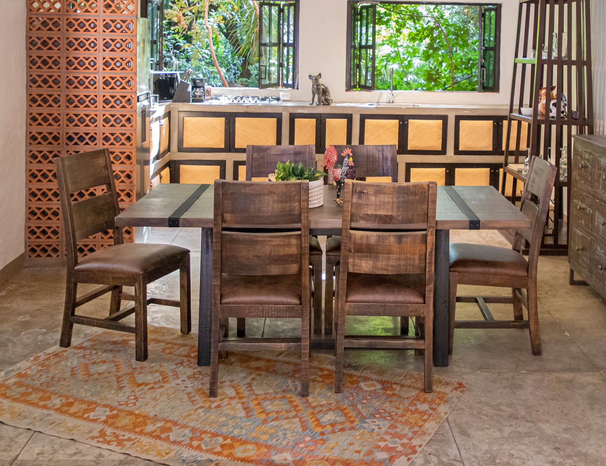 Urban Art - Chair (Set of 2) - Rich Brown