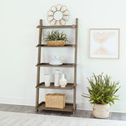 Liberty Furniture Americana Farmhouse - Leaning Pier Bookcase - Light Brown | Meri Furniture