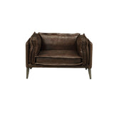 Porchester - Chair - Distress Chocolate Top Grain Leather