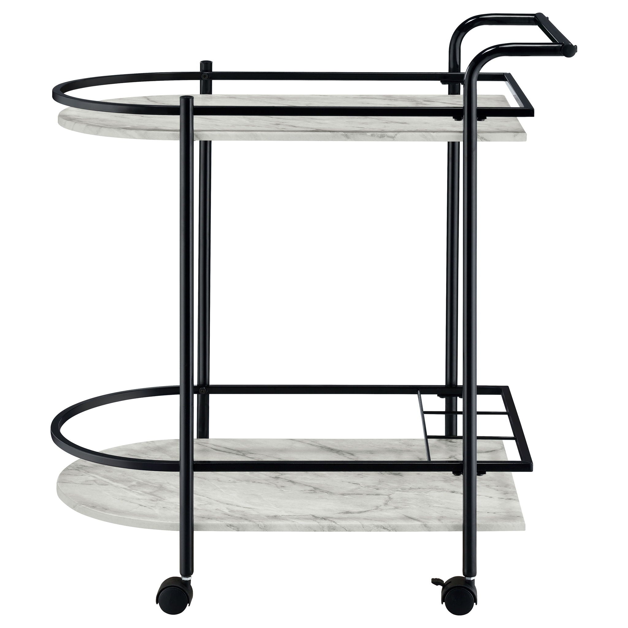 Serving Cart With Wine Rack