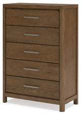 Cabalynn - Light Brown - Five Drawer Chest