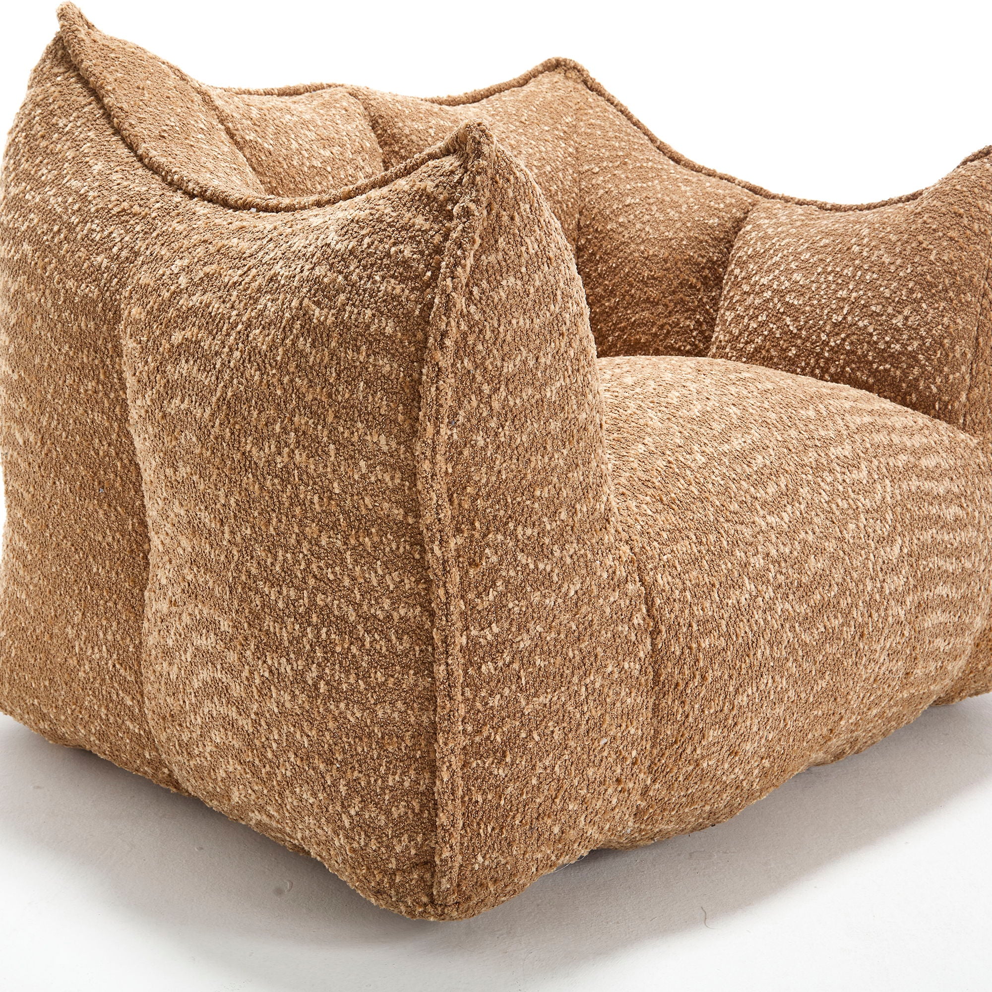 Comfortable Chenille Sofa Chairs With Highly Resilient Foam For Living Rooms And Bedrooms