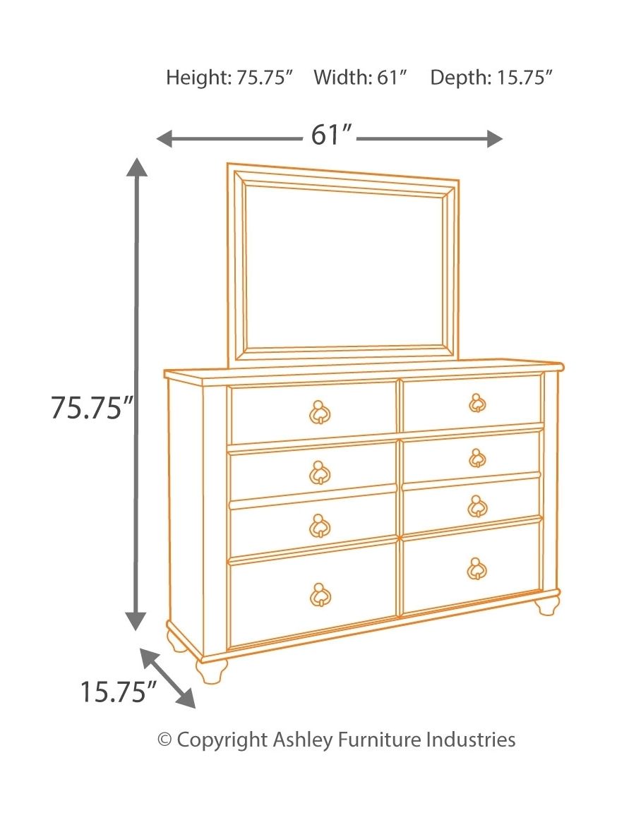Signature Design by Ashley® Willowton - Sleigh Bedroom Set | Meri Furniture