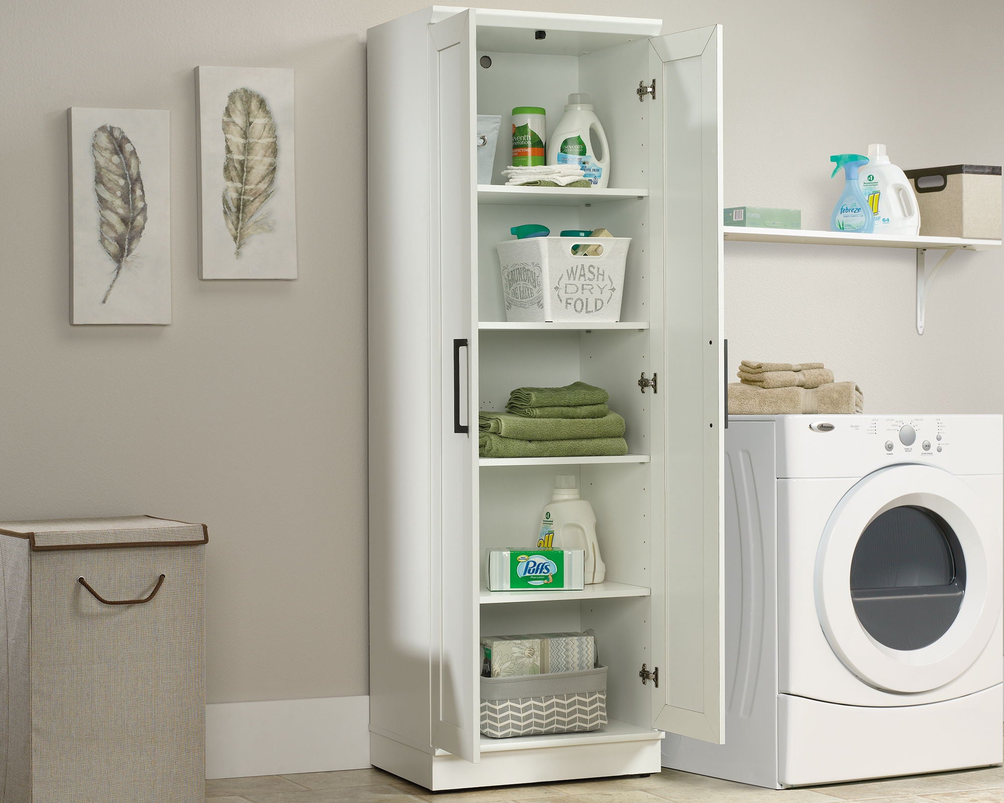 Storage Cabinet in Soft White