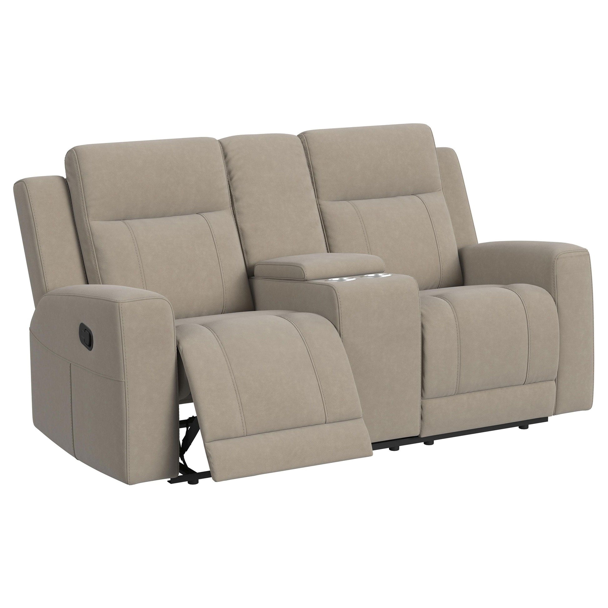 Coaster Fine Furniture Brentwood - Upholstered Motion Reclining Loveseat | Meri Furniture