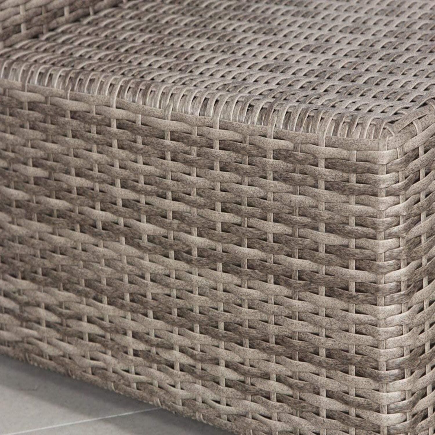 Stylish Outdoor Ottoman With Cushion For Comfort