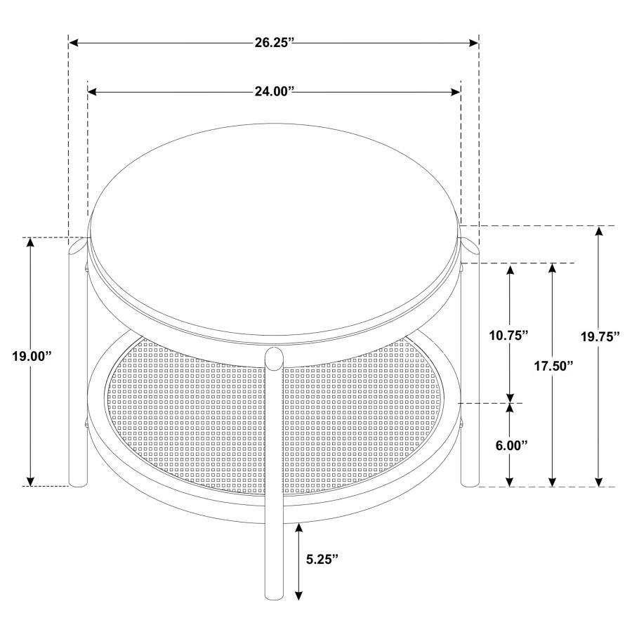 Arini - Round Coffee And End Table Set