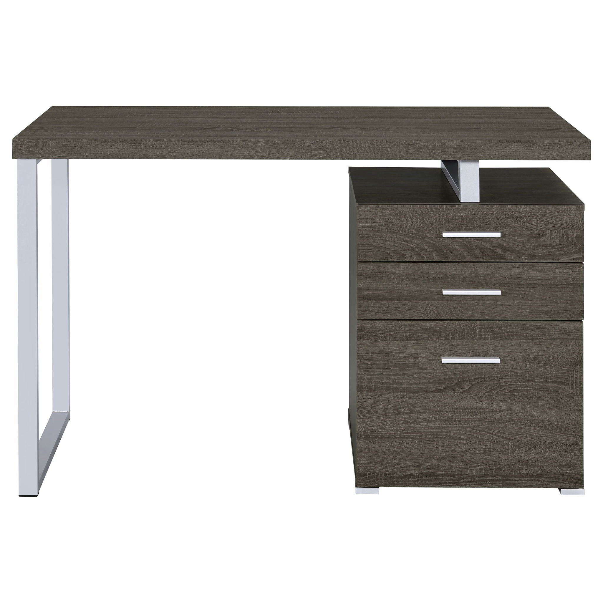 Modern Reversible 3 Drawer Office Computer Desk