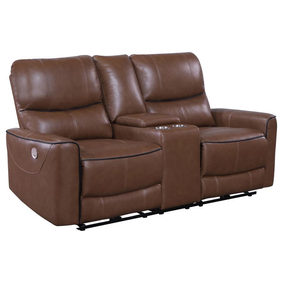 Coaster Fine Furniture Greenfield - Upholstered Power Reclining Loveseat | Meri Furniture