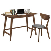 Coaster Fine Furniture Karri - 2 Piece Home Office Computer Desk And Chair Set - Walnut | Meri Furniture