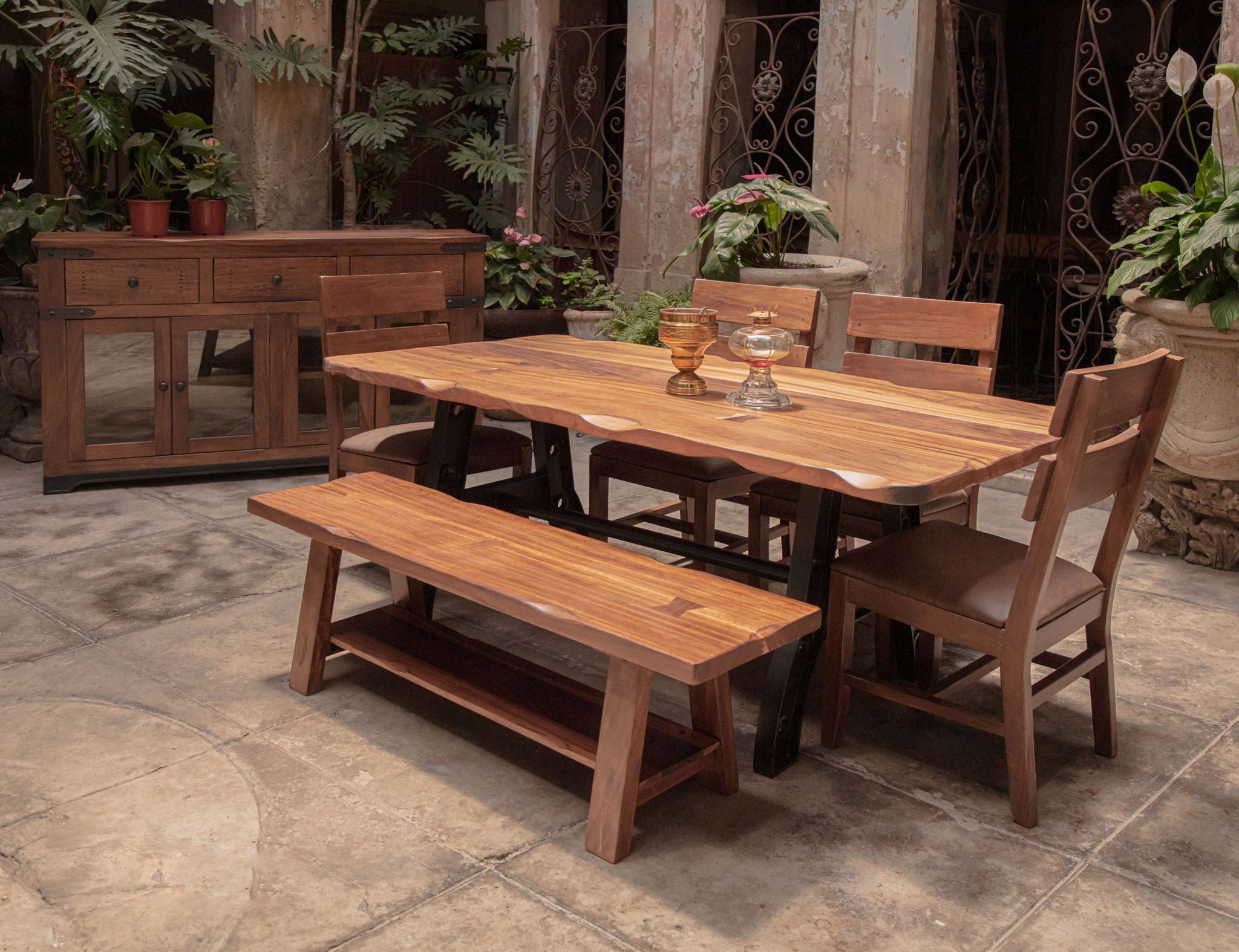 Parota - Console - Cinnamon Brown