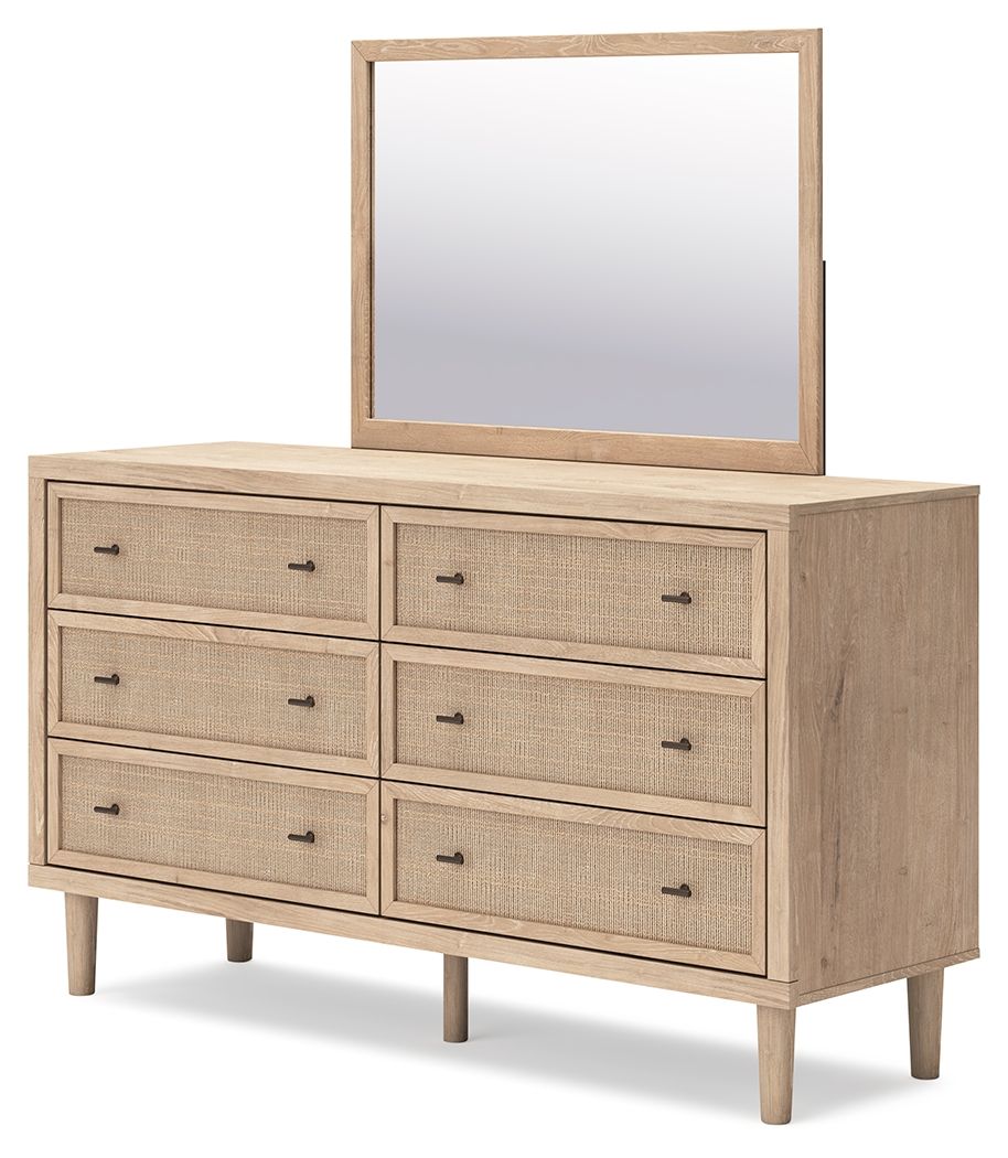 Signature Design by Ashley® Cielden - Two-tone - Dresser And Mirror | Meri Furniture