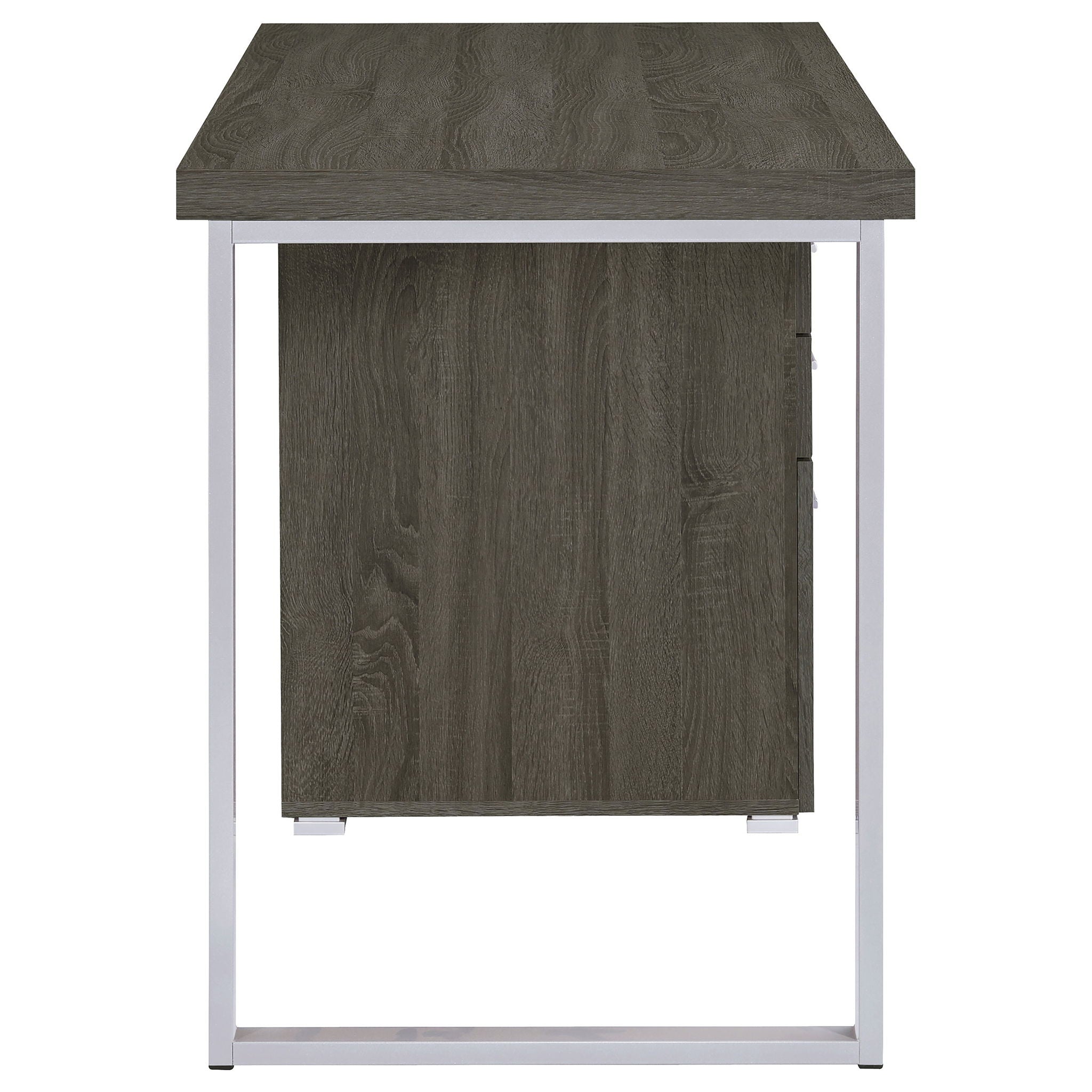 3 Drawer Reversible Office Desk