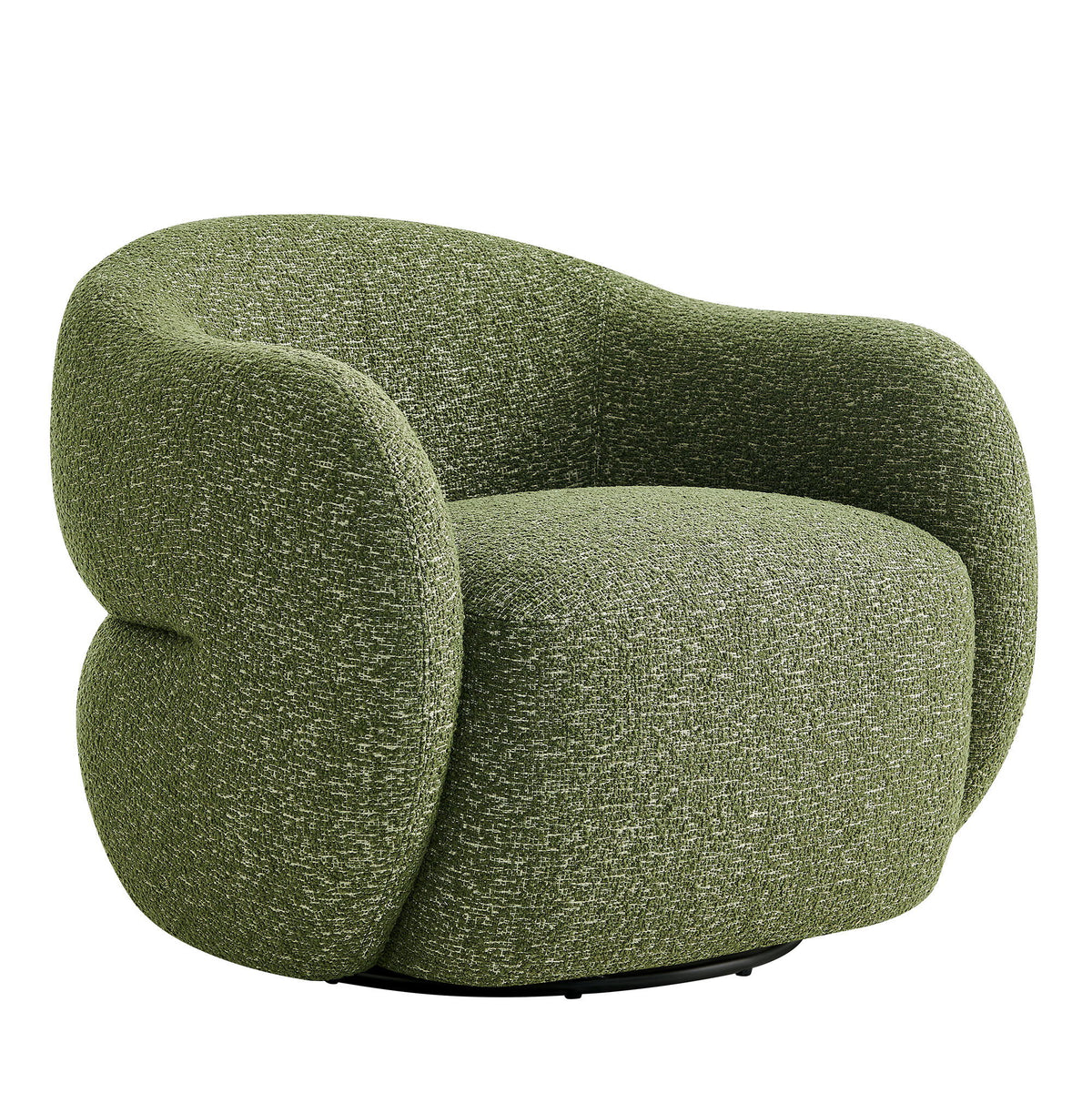 Selby Textured Woven Fabric Swivel Accent Chair by Modway