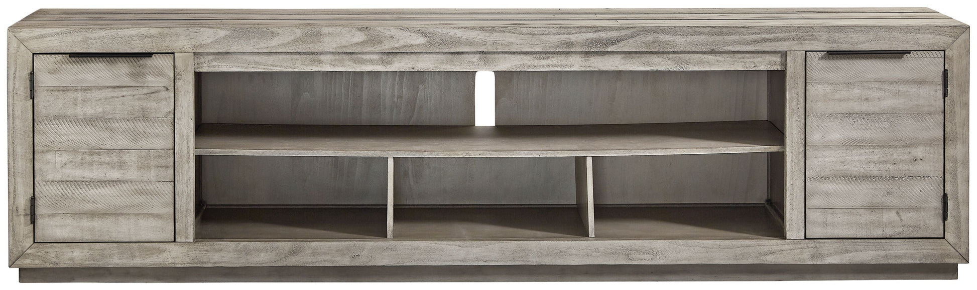 Signature Design by Ashley® Naydell - Gray - XL TV Stand W/Fireplace Option | Meri Furniture