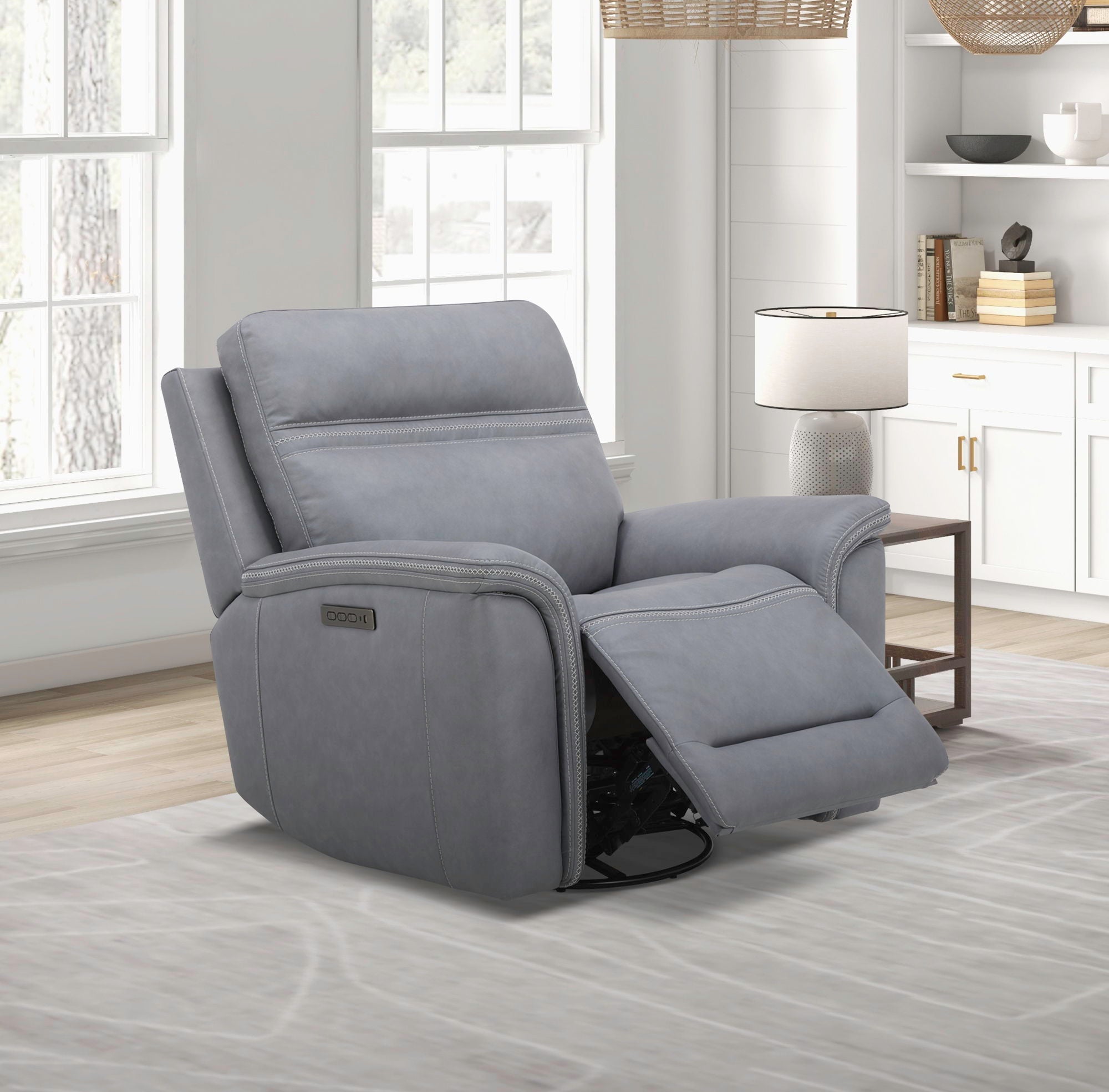 Liberty Furniture Cooper - Swivel Glider Recliner P3 | Meri Furniture