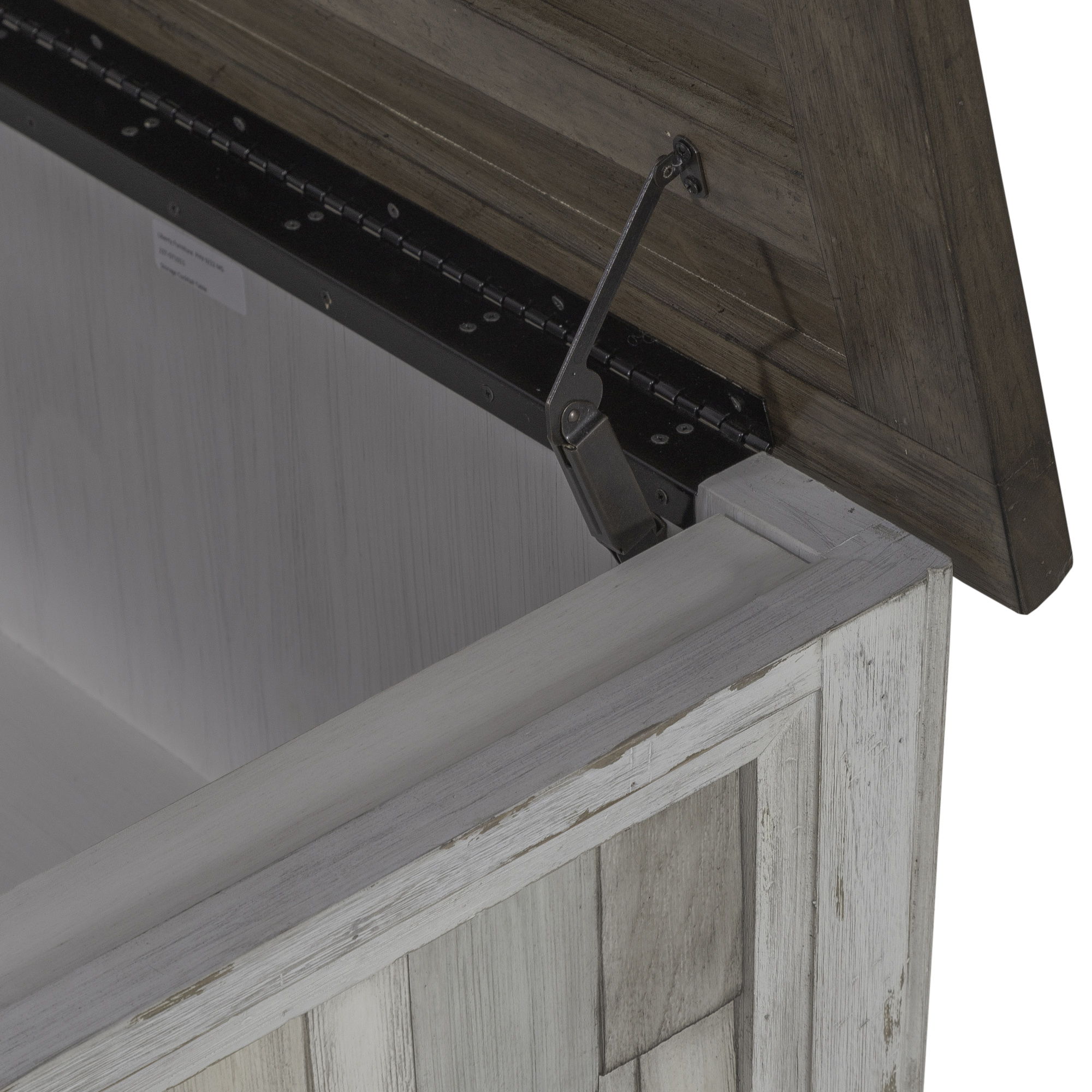 River Place - Lift Top Storage Cocktail Table - White