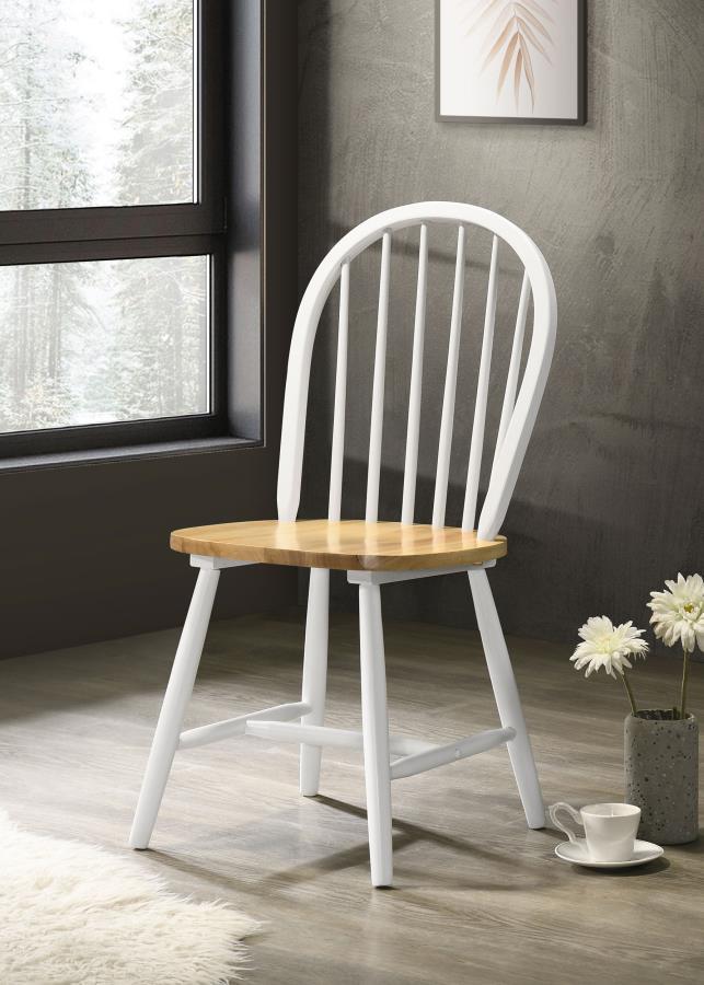 Coaster Fine Furniture Cinder - Wood Dining Side Chair (Set of 4) - White | Meri Furniture